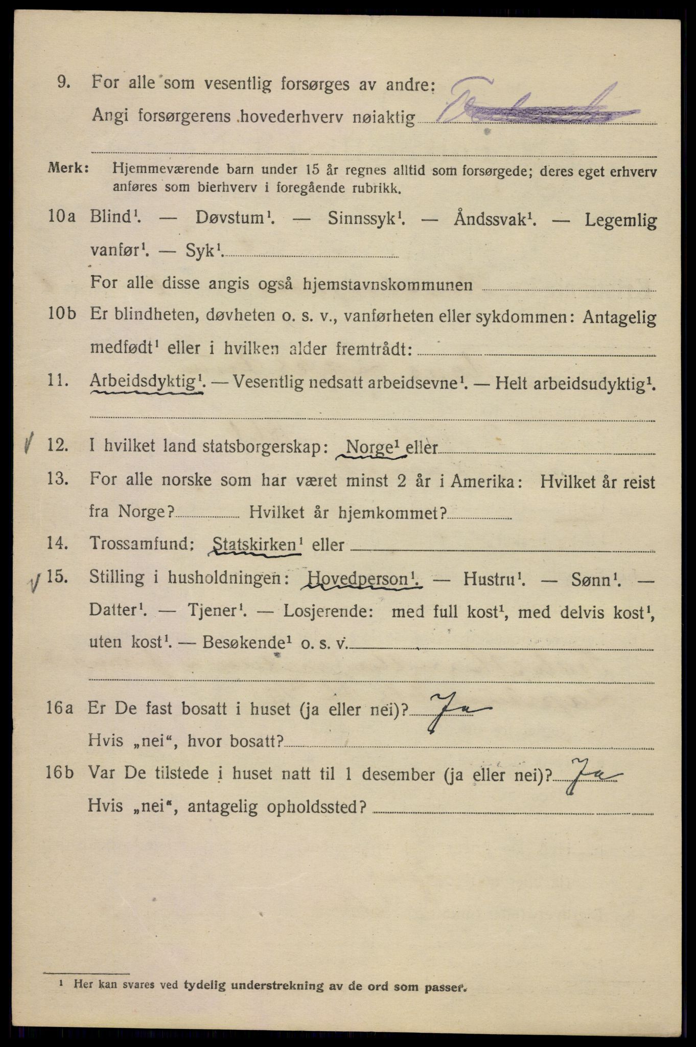 SAO, Folketelling 1920 for 0301 Kristiania kjøpstad, 1920, s. 329990