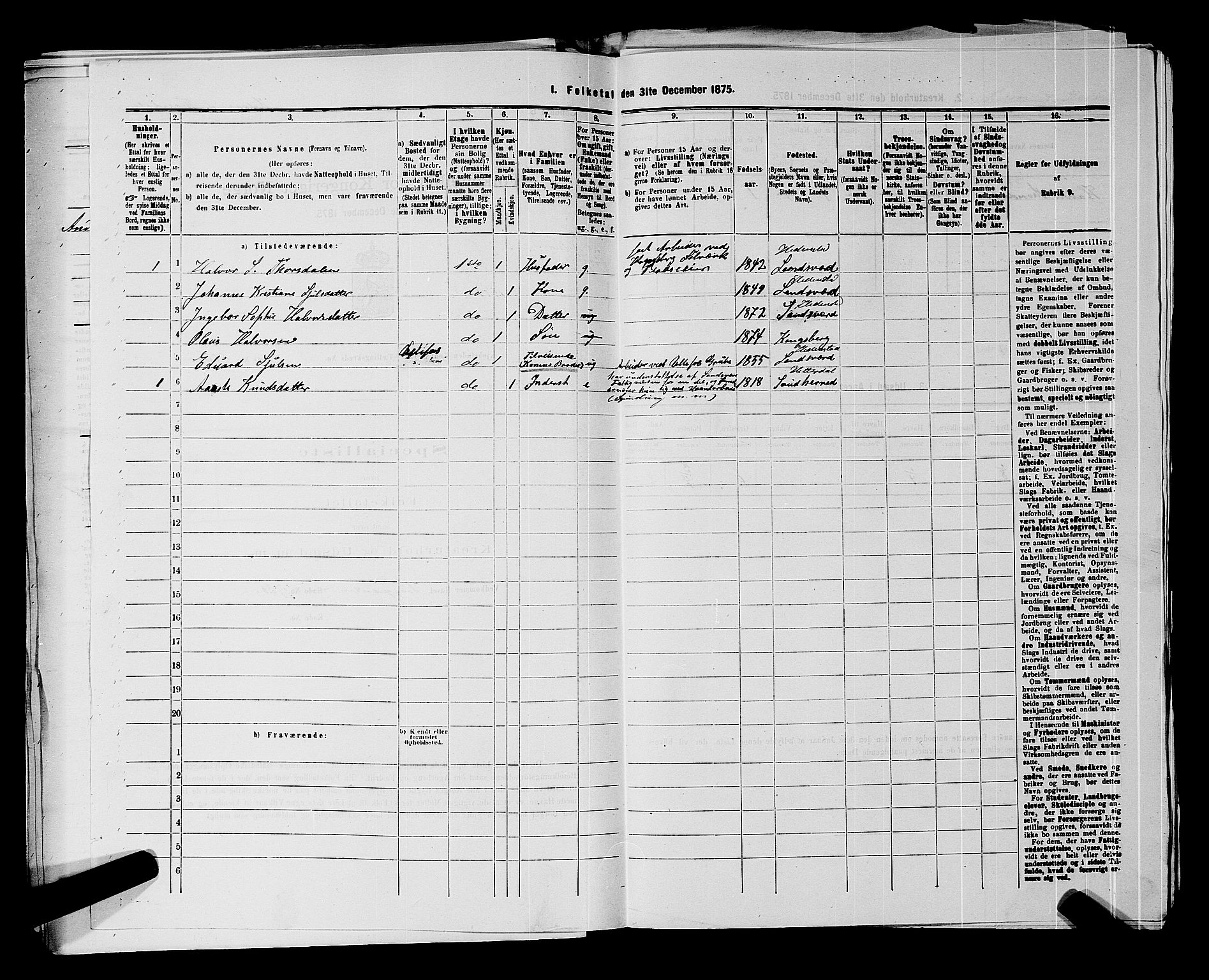 SAKO, Folketelling 1875 for 0604B Kongsberg prestegjeld, Kongsberg kjøpstad, 1875, s. 1403