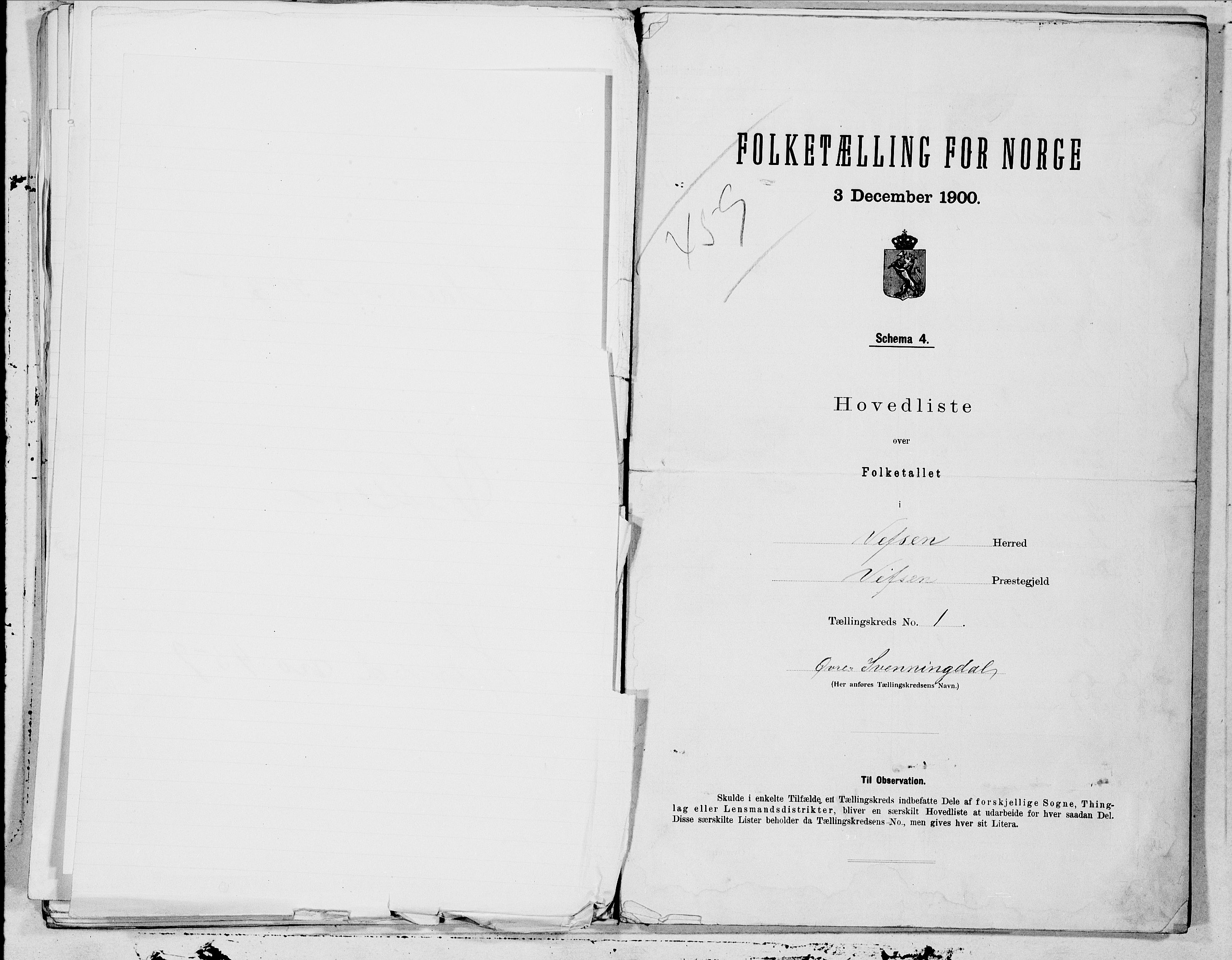 SAT, Folketelling 1900 for 1824 Vefsn herred, 1900, s. 2