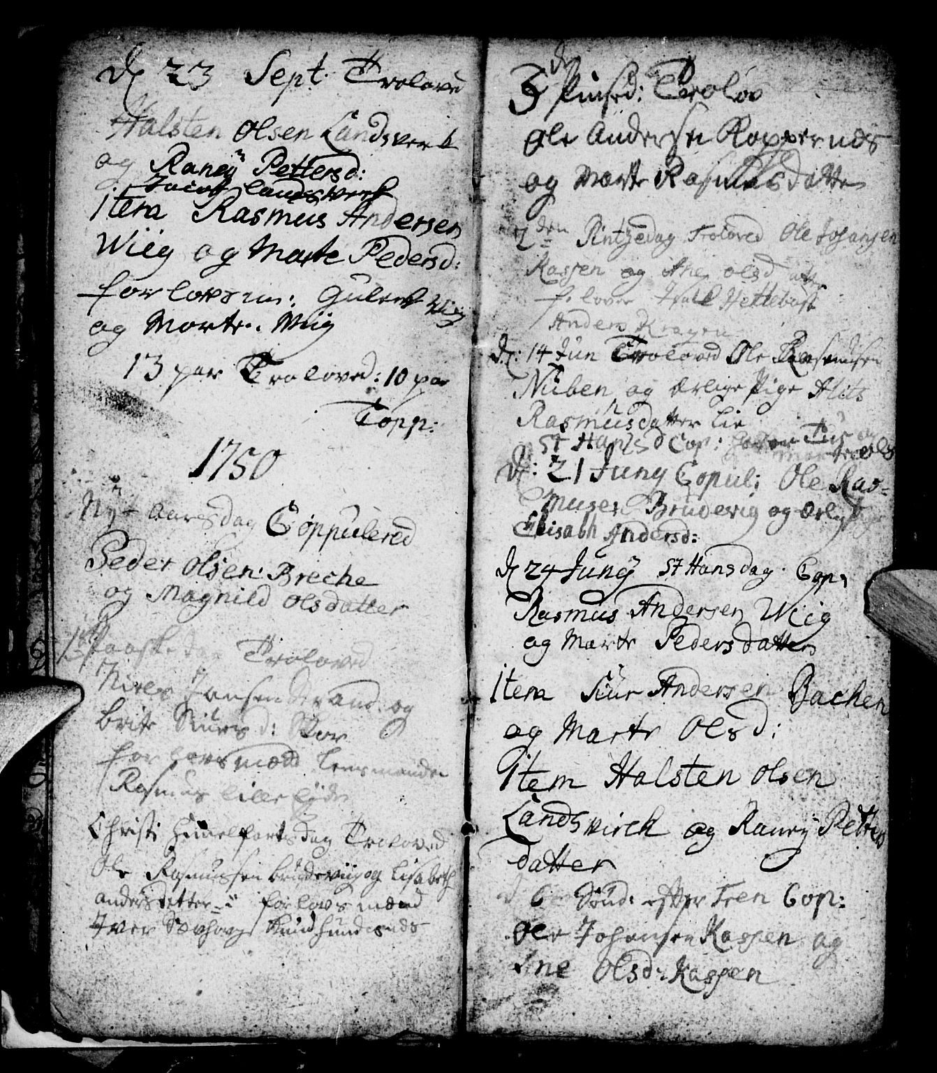 Ministerialprotokoller, klokkerbøker og fødselsregistre - Møre og Romsdal, AV/SAT-A-1454/501/L0001: Ministerialbok nr. 501A01, 1742-1760