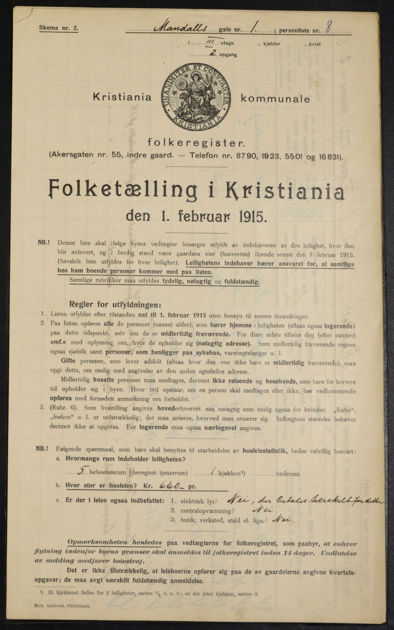 OBA, Kommunal folketelling 1.2.1915 for Kristiania, 1915, s. 59503