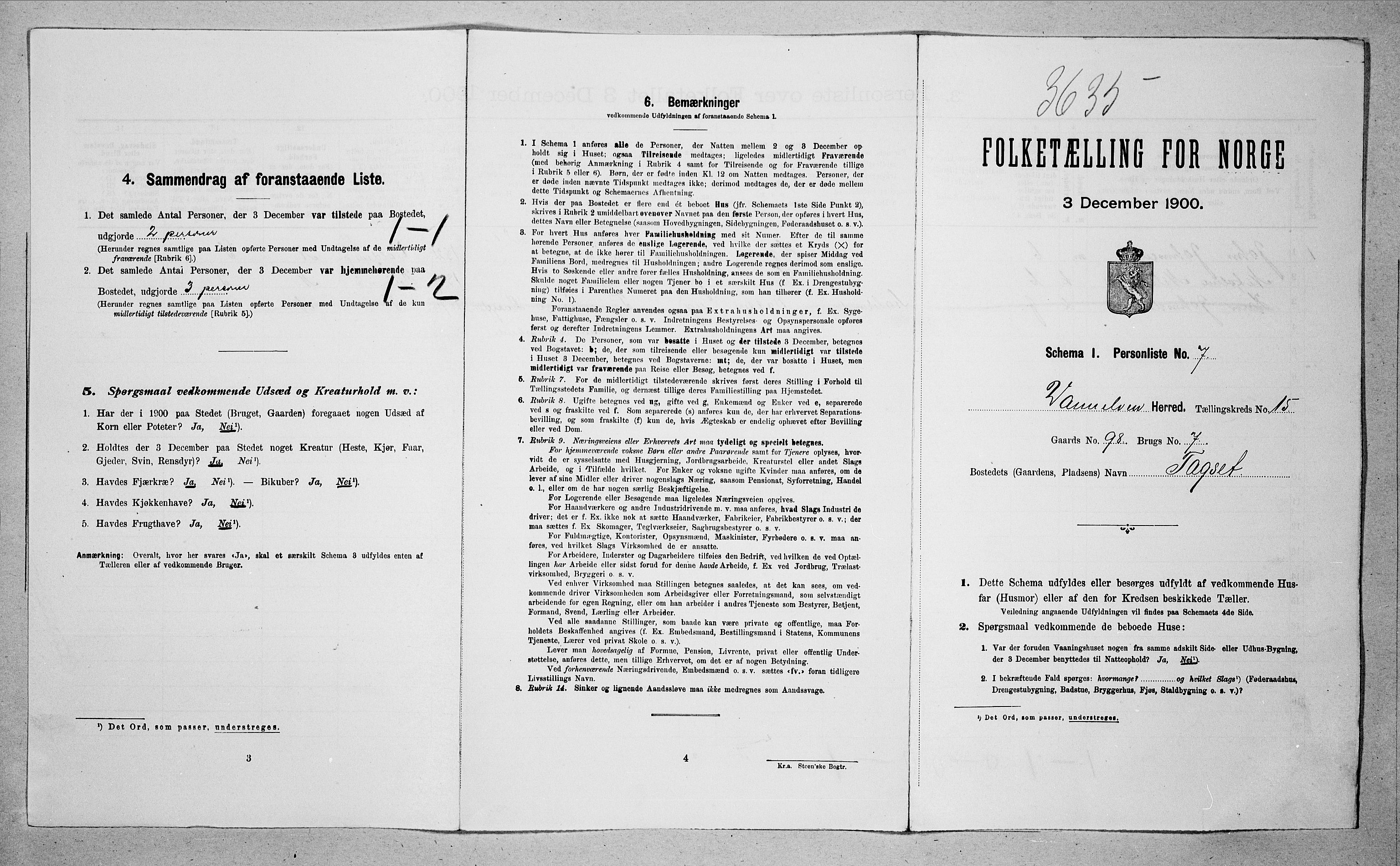 SAT, Folketelling 1900 for 1511 Vanylven herred, 1900, s. 929