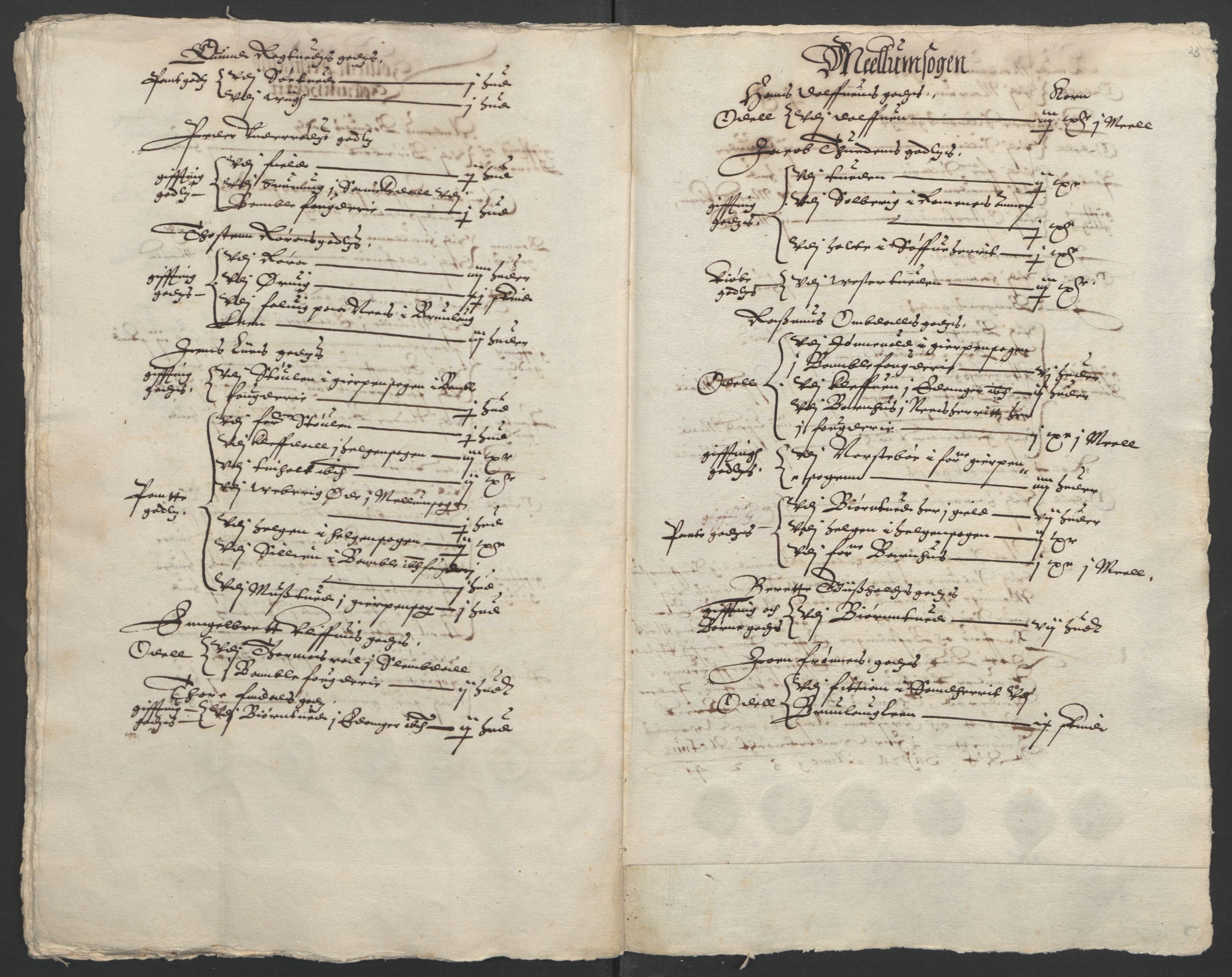 Stattholderembetet 1572-1771, RA/EA-2870/Ek/L0009/0002: Jordebøker til utlikning av rosstjeneste 1624-1626: / Odelsjordebøker for Bratsberg len, 1624, s. 50