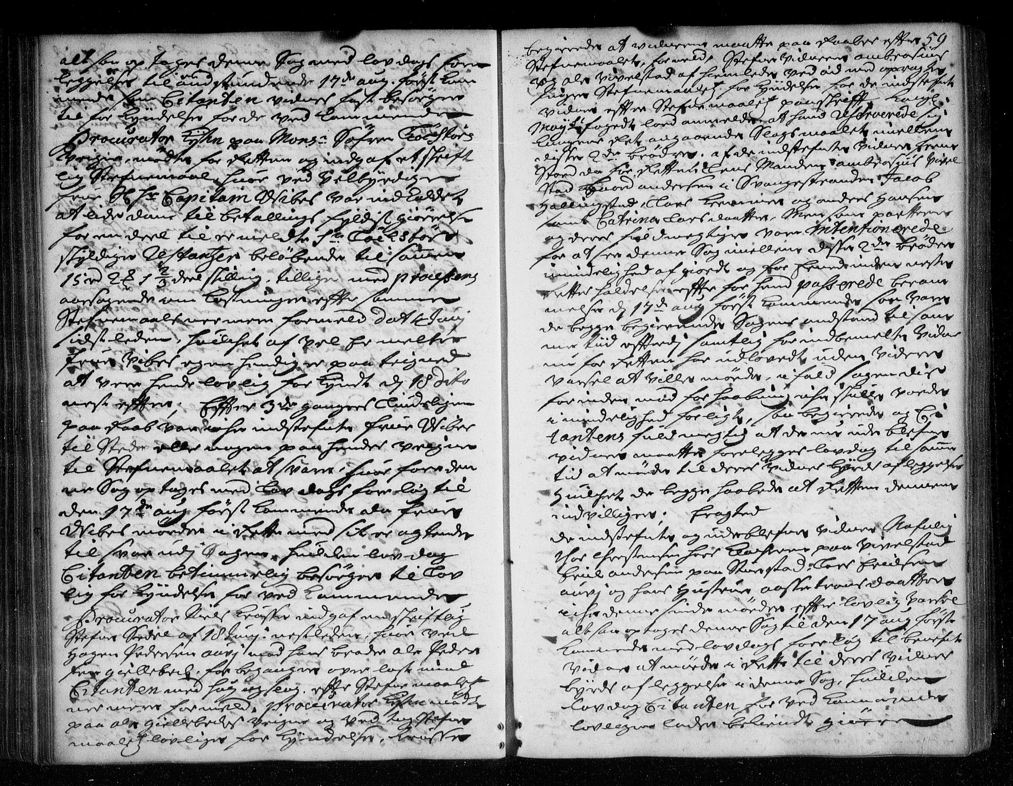 Lier, Røyken og Hurum sorenskriveri, AV/SAKO-A-89/F/Fa/L0048: Tingbok, 1736-1738, s. 59