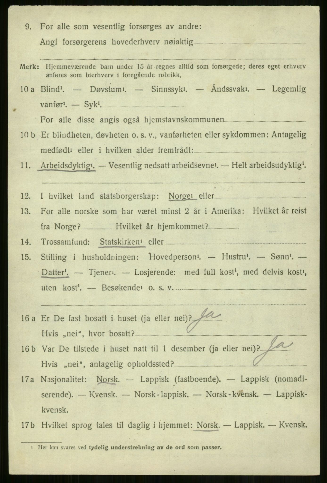 SATØ, Folketelling 1920 for 1938 Lyngen herred, 1920, s. 8104