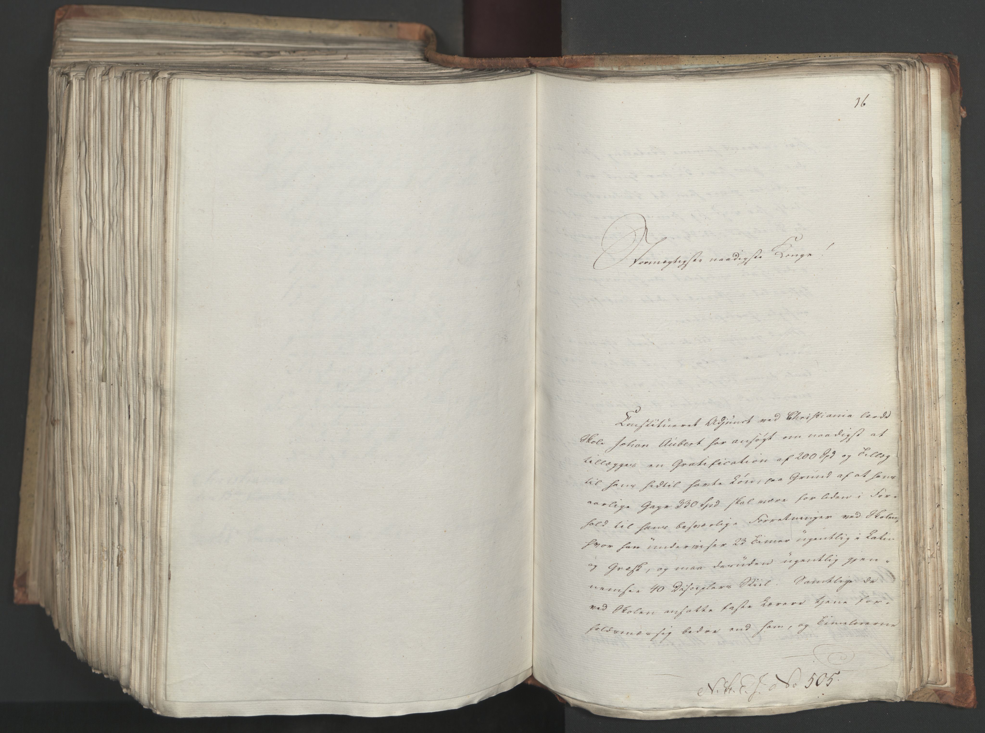 Statsrådsavdelingen i Stockholm, AV/RA-S-1003/D/Da/L0034: Regjeringsinnstillinger nr. 275-540, 1823, s. 620