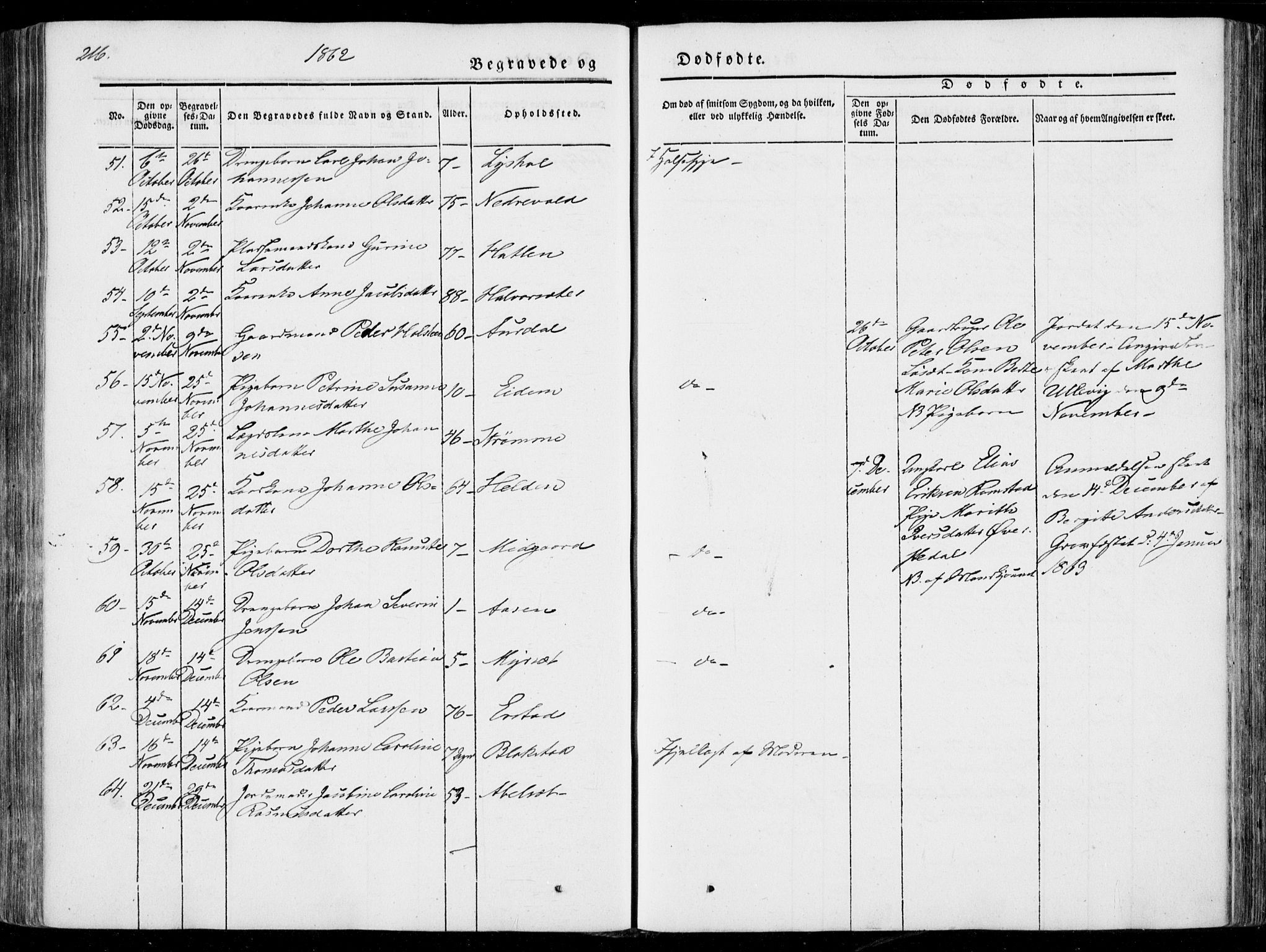 Ministerialprotokoller, klokkerbøker og fødselsregistre - Møre og Romsdal, AV/SAT-A-1454/522/L0313: Ministerialbok nr. 522A08, 1852-1862, s. 216