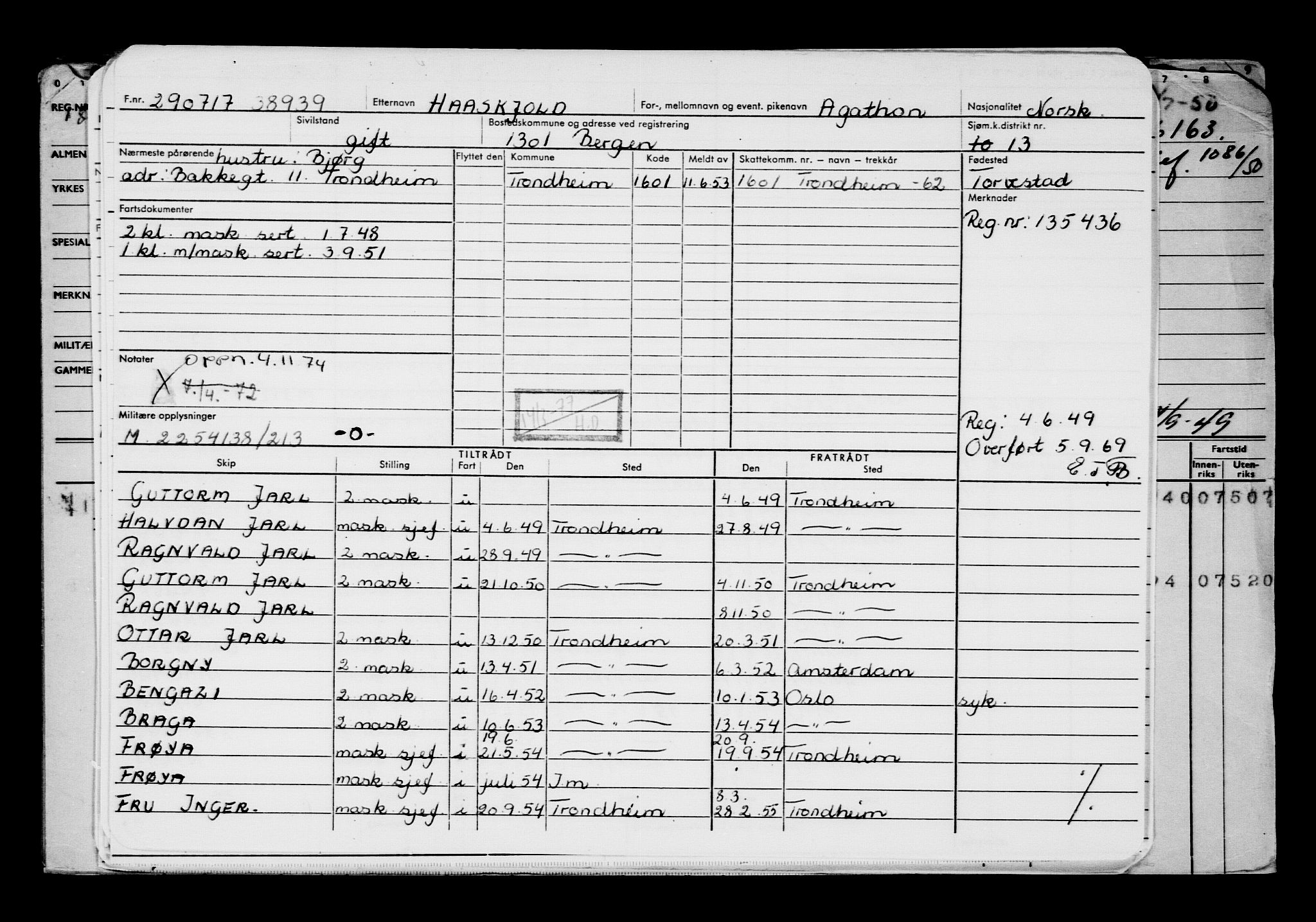 Direktoratet for sjømenn, AV/RA-S-3545/G/Gb/L0150: Hovedkort, 1917, s. 591