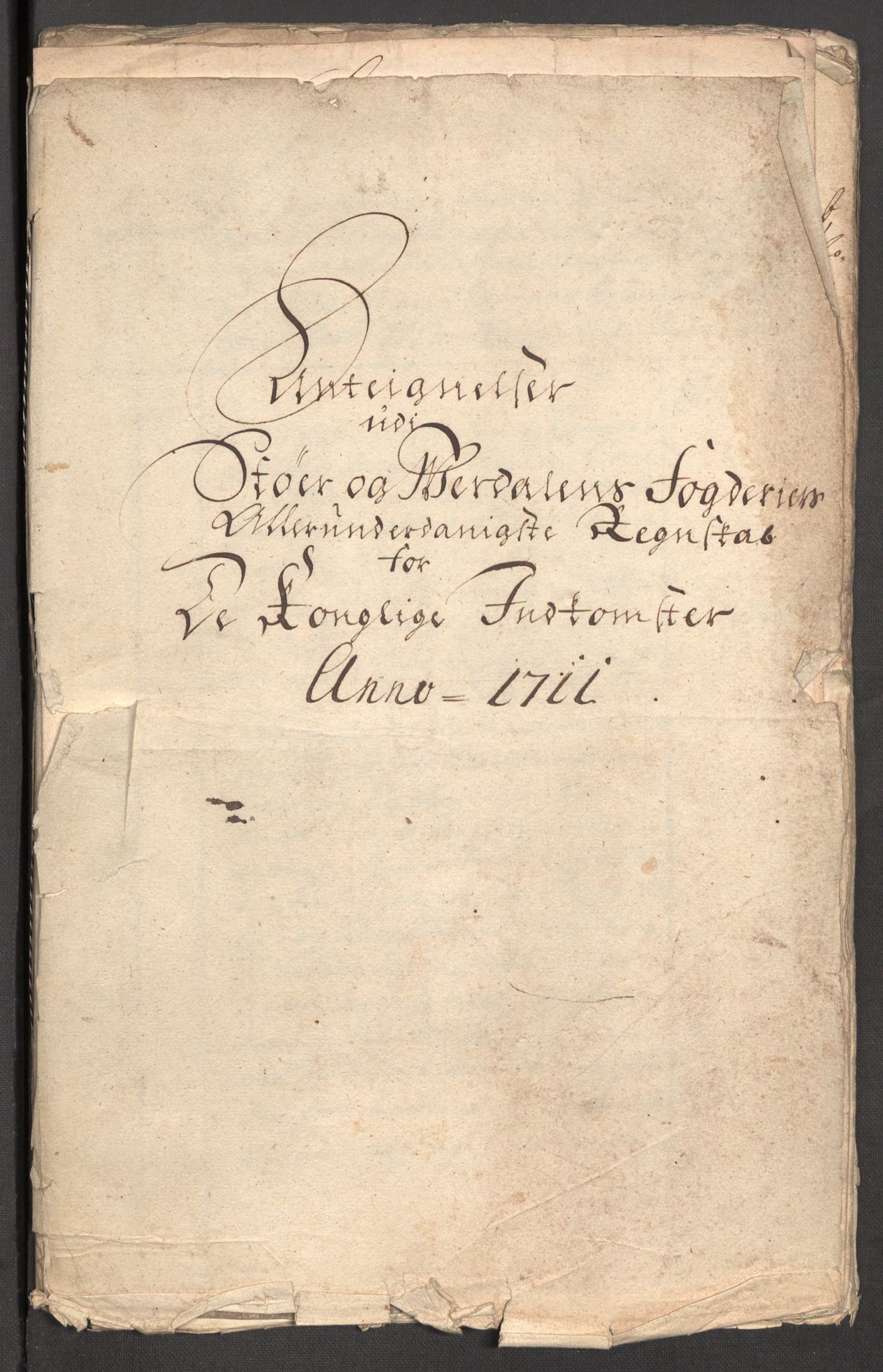 Rentekammeret inntil 1814, Reviderte regnskaper, Fogderegnskap, RA/EA-4092/R62/L4201: Fogderegnskap Stjørdal og Verdal, 1711, s. 310