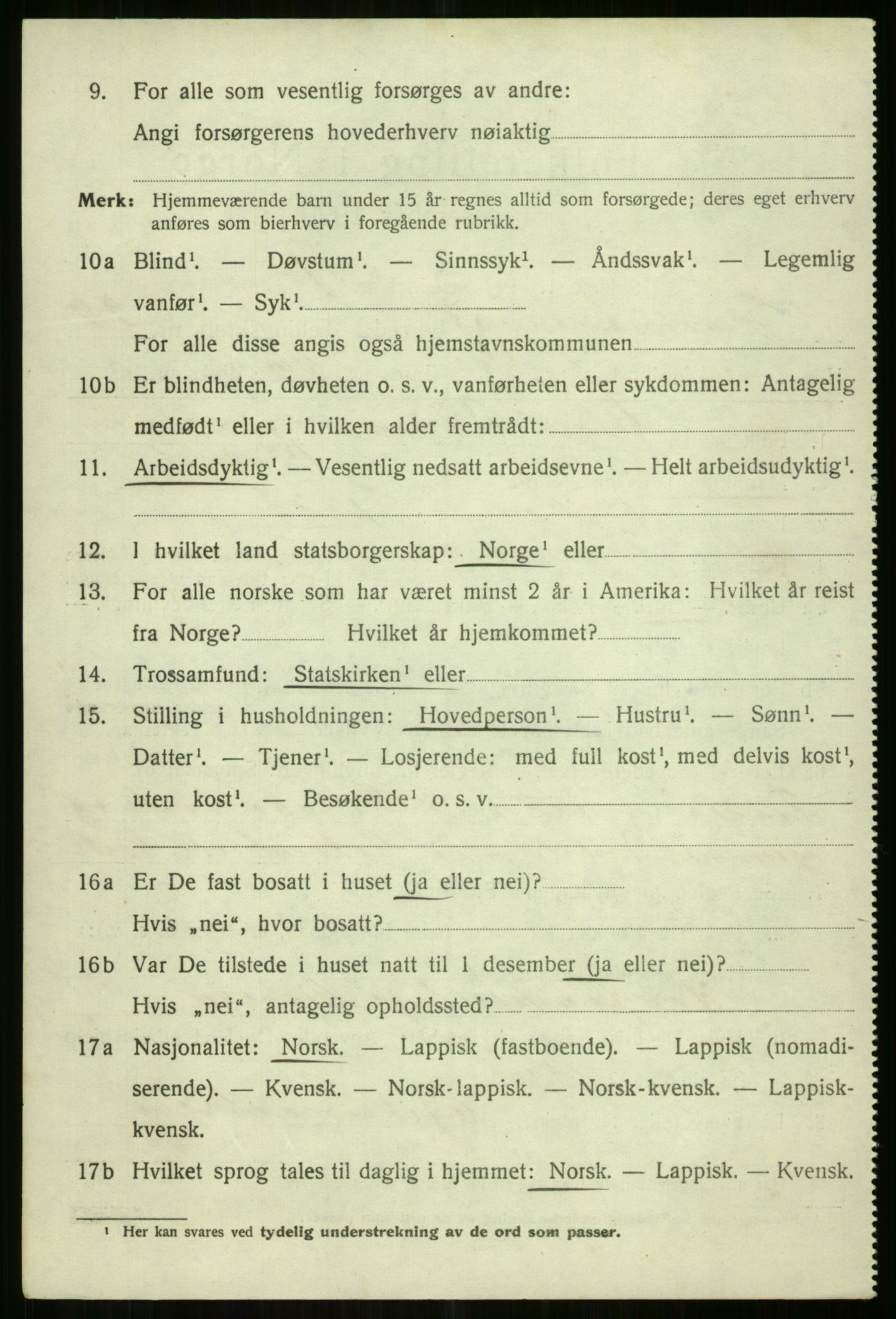 SATØ, Folketelling 1920 for 1934 Tromsøysund herred, 1920, s. 11491