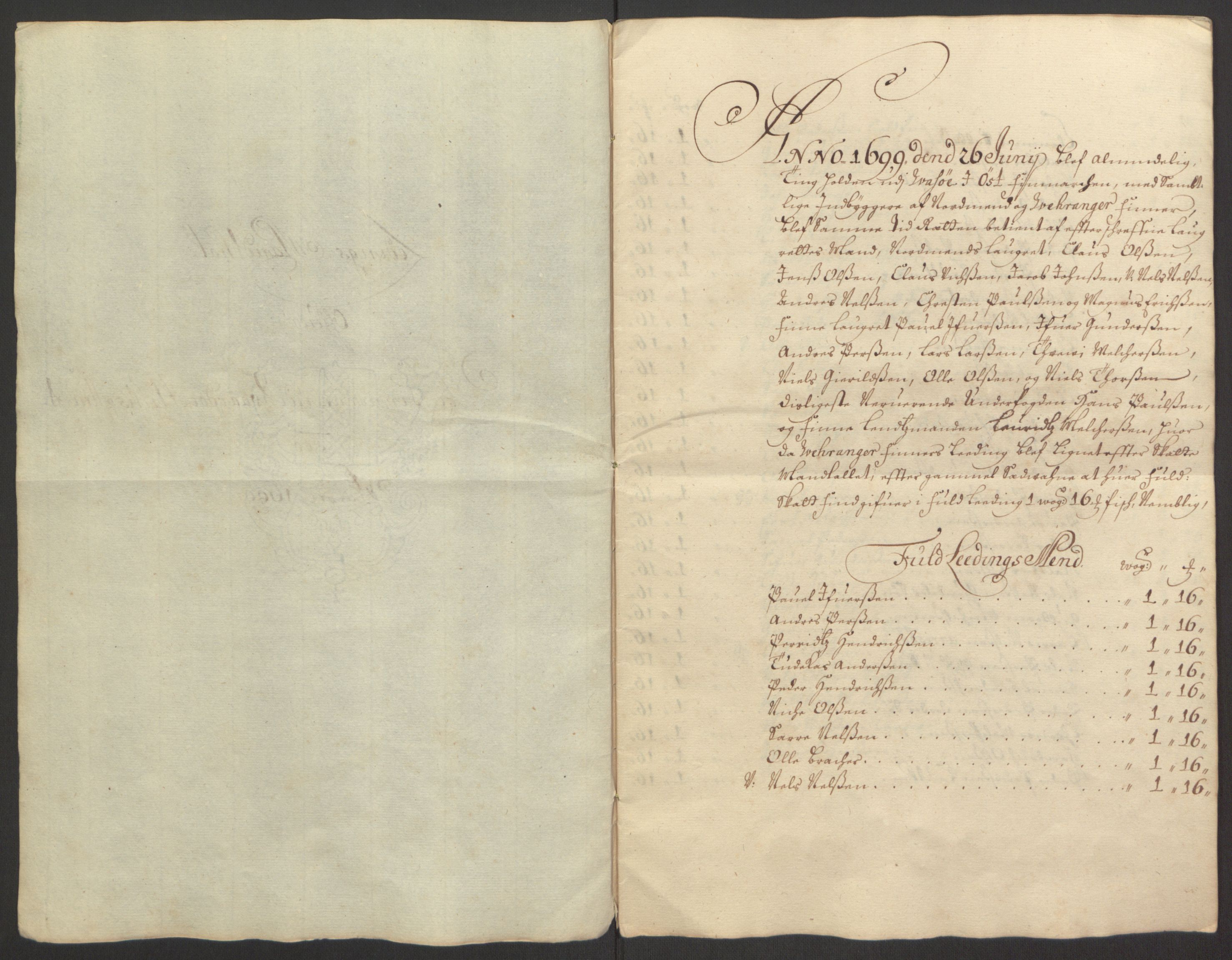 Rentekammeret inntil 1814, Reviderte regnskaper, Fogderegnskap, AV/RA-EA-4092/R69/L4851: Fogderegnskap Finnmark/Vardøhus, 1691-1700, s. 403