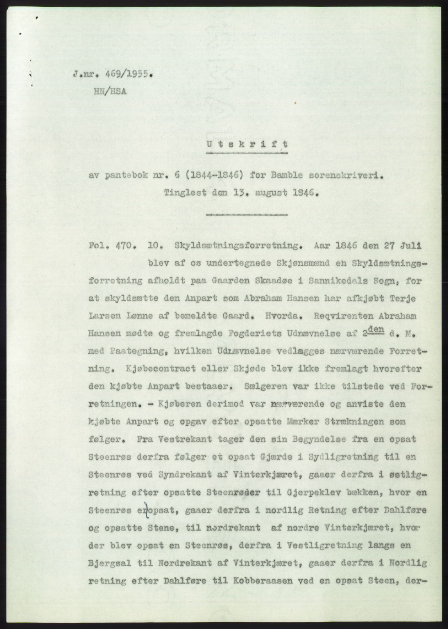 Statsarkivet i Kongsberg, SAKO/A-0001, 1955, s. 263