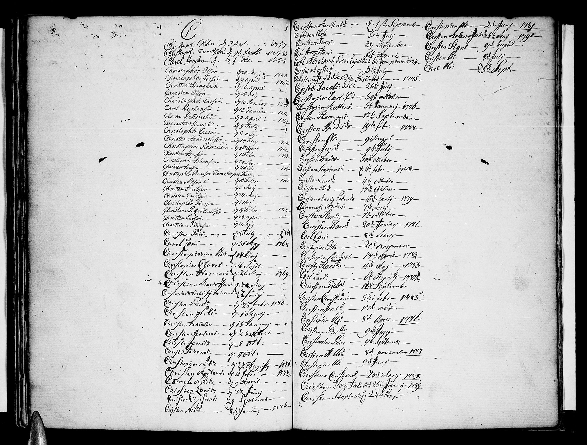 Ministerialprotokoller, klokkerbøker og fødselsregistre - Nordland, AV/SAT-A-1459/853/L0766: Ministerialbok nr. 853A05, 1745-1791