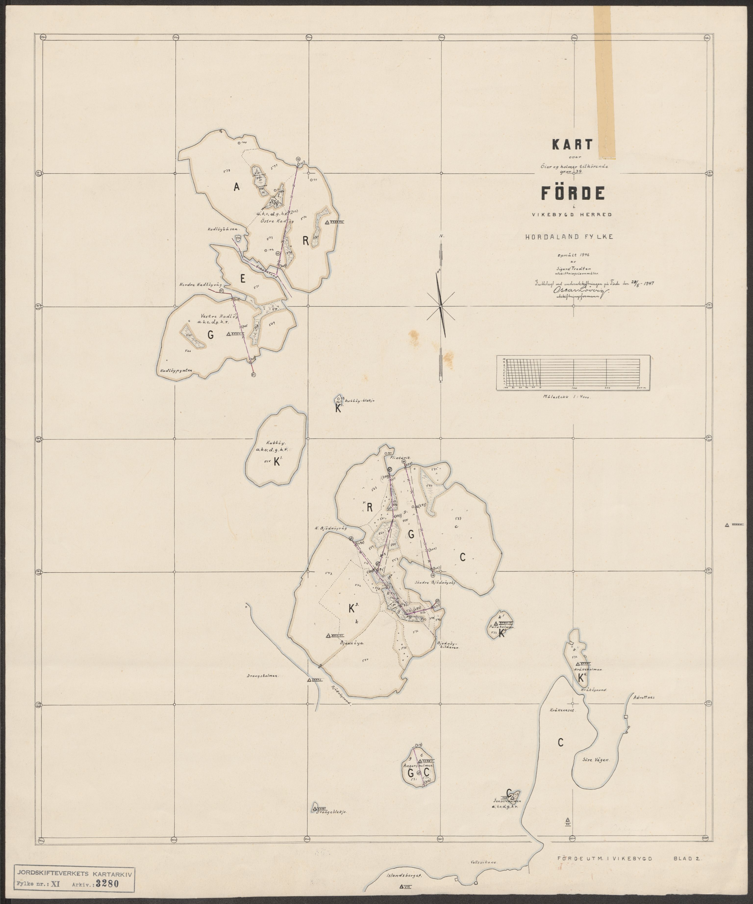 Jordskifteverkets kartarkiv, RA/S-3929/T, 1859-1988, s. 3734