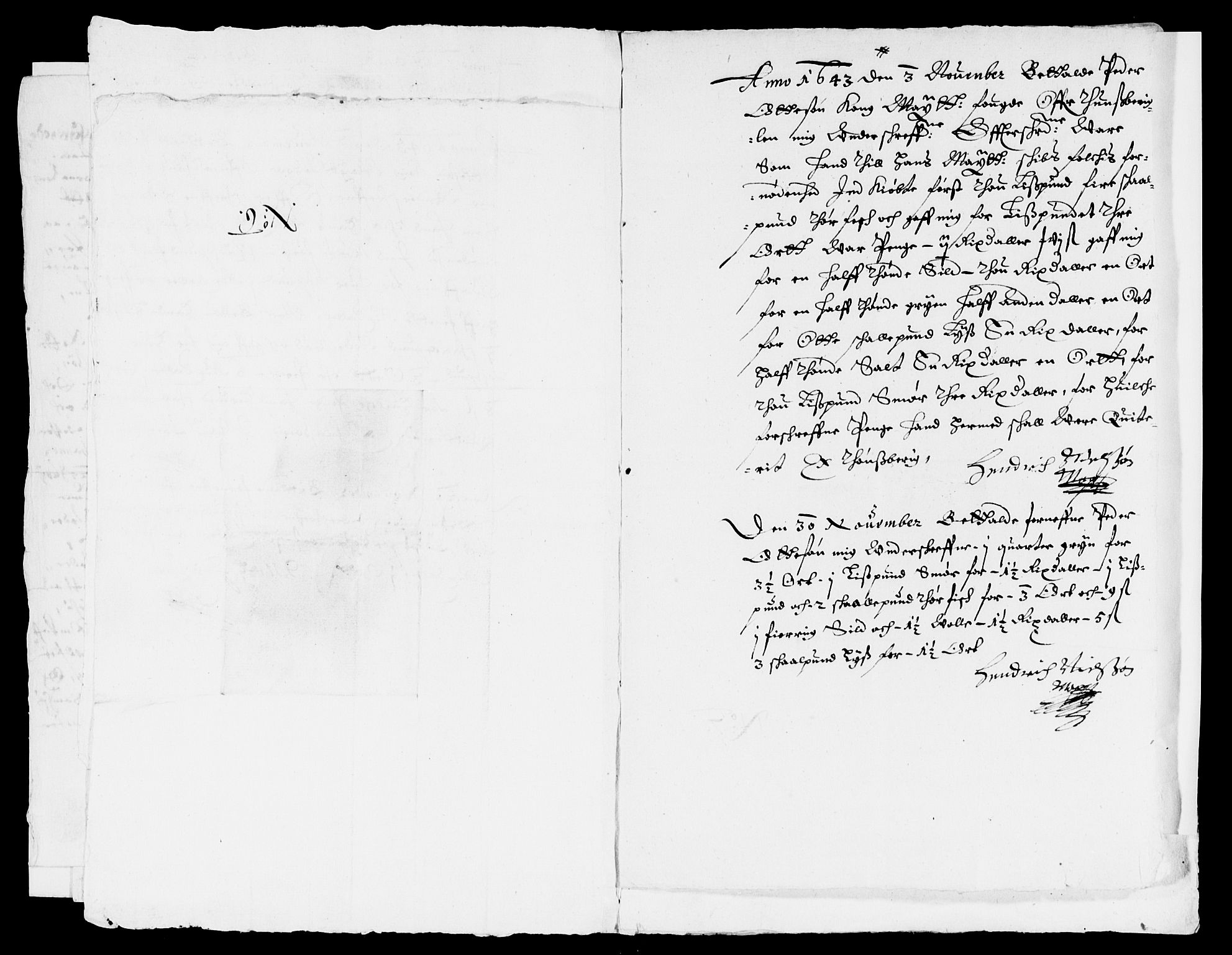 Rentekammeret inntil 1814, Reviderte regnskaper, Lensregnskaper, AV/RA-EA-5023/R/Rb/Rbo/L0024: Tønsberg len, 1642-1644