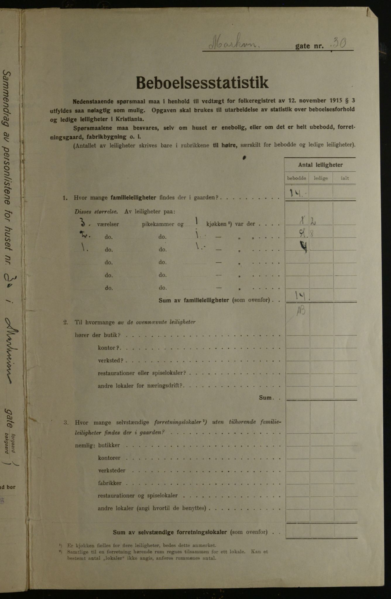 OBA, Kommunal folketelling 1.12.1923 for Kristiania, 1923, s. 70644