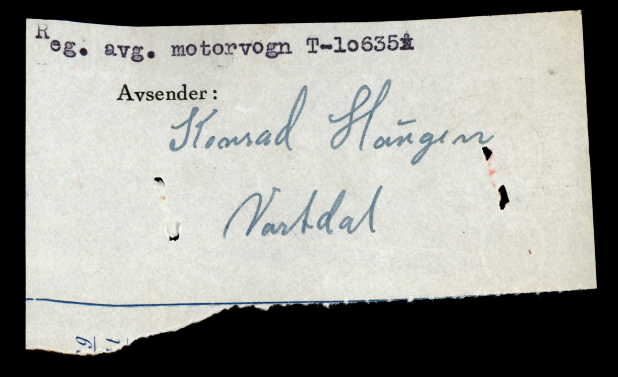 Møre og Romsdal vegkontor - Ålesund trafikkstasjon, AV/SAT-A-4099/F/Fe/L0022: Registreringskort for kjøretøy T 10584 - T 10694, 1927-1998, s. 1556