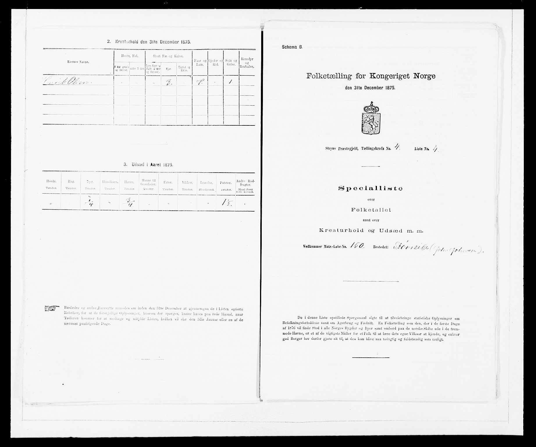 SAB, Folketelling 1875 for 1448P Stryn prestegjeld, 1875, s. 241