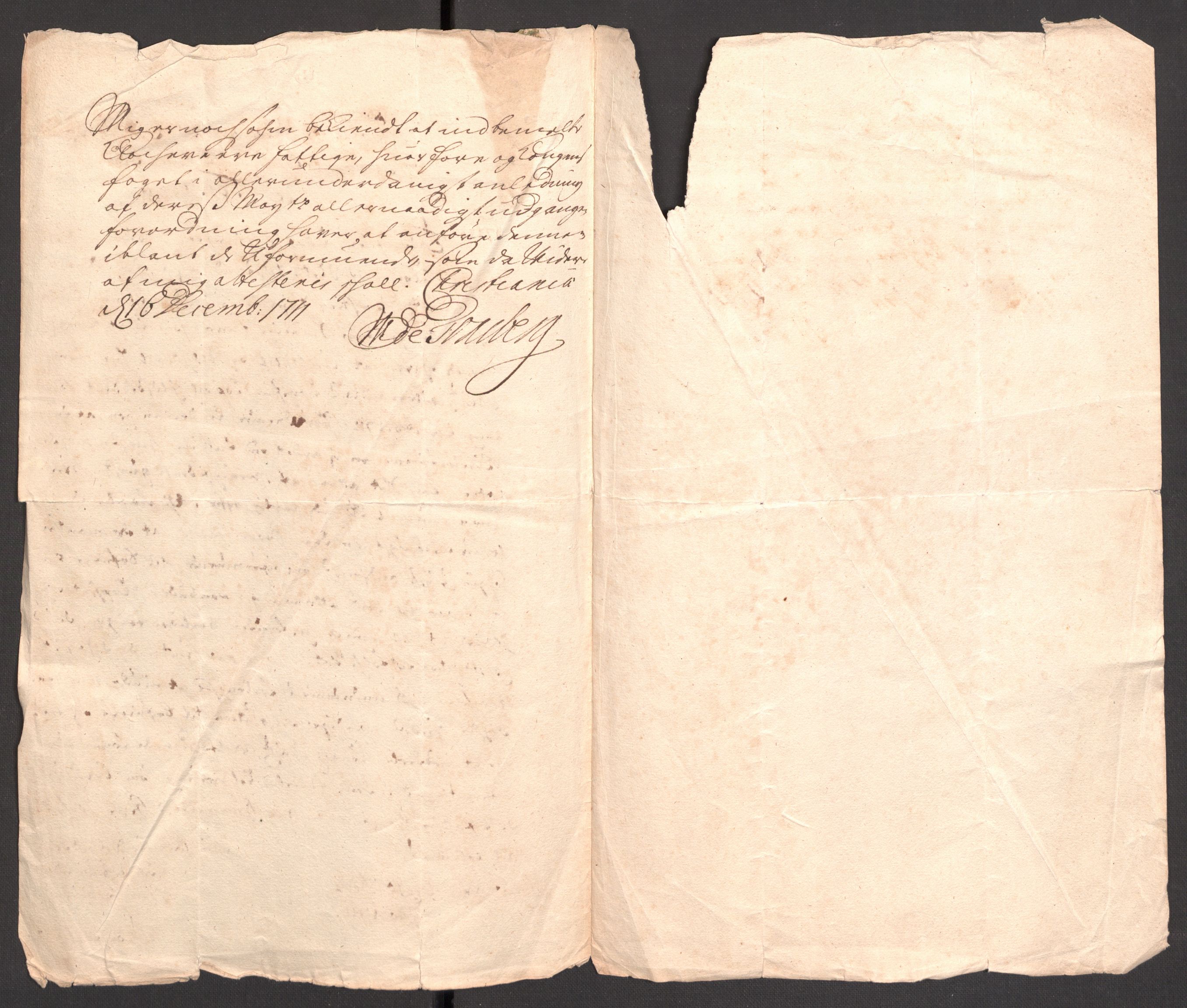 Rentekammeret inntil 1814, Reviderte regnskaper, Fogderegnskap, RA/EA-4092/R11/L0592: Fogderegnskap Nedre Romerike, 1710-1711, s. 428