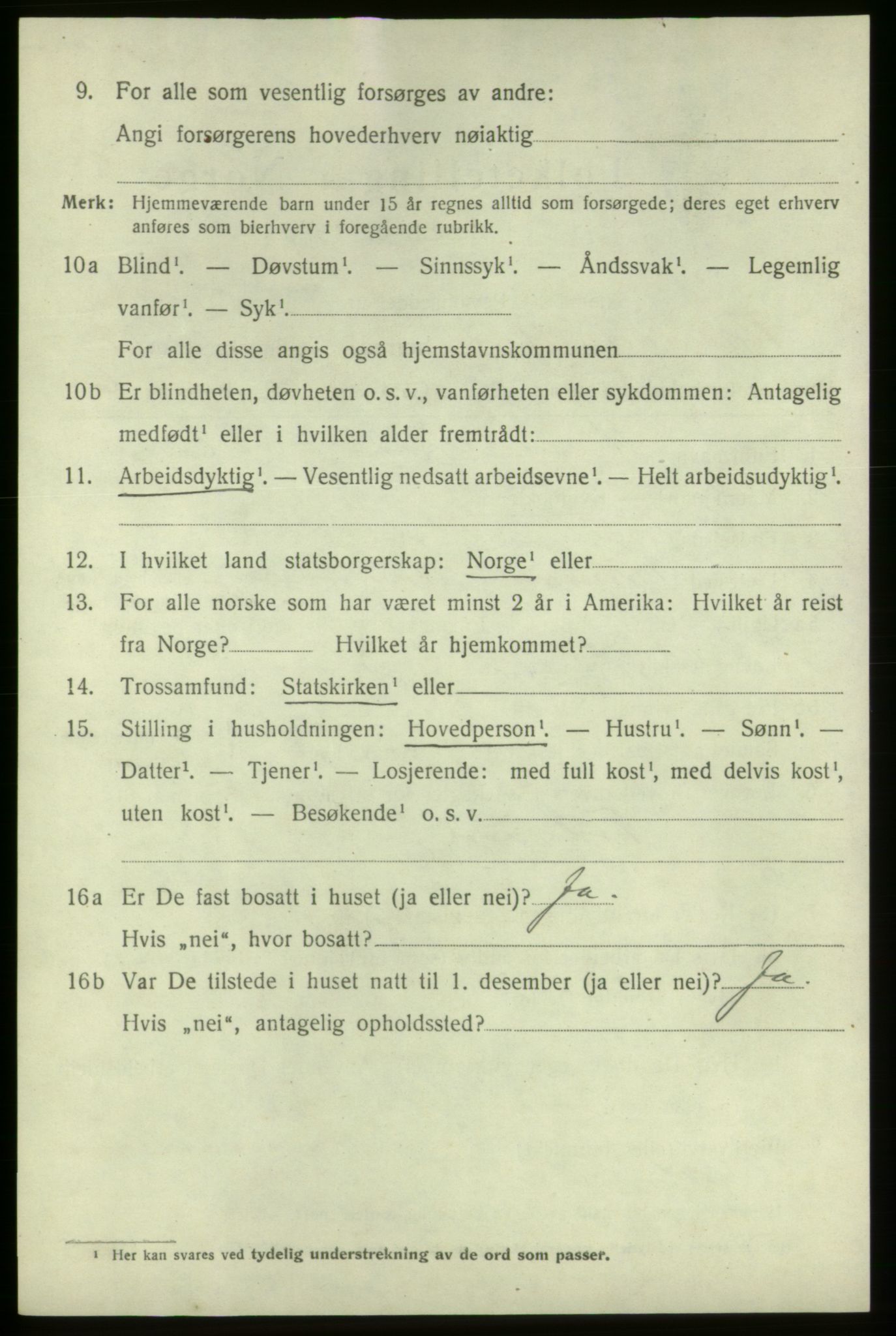 SAB, Folketelling 1920 for 1220 Bremnes herred, 1920, s. 4045