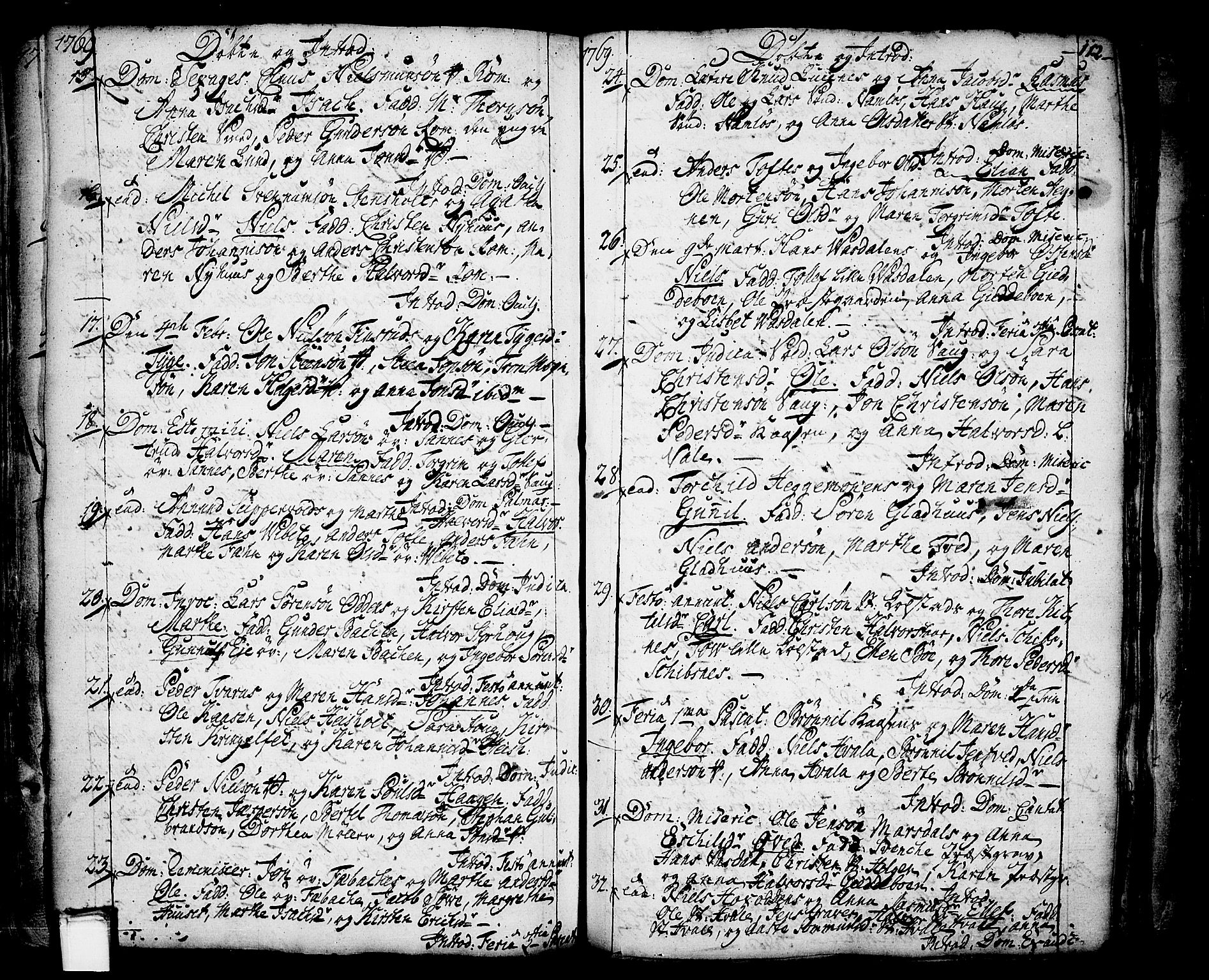 Holla kirkebøker, SAKO/A-272/F/Fa/L0001: Ministerialbok nr. 1, 1717-1779, s. 112