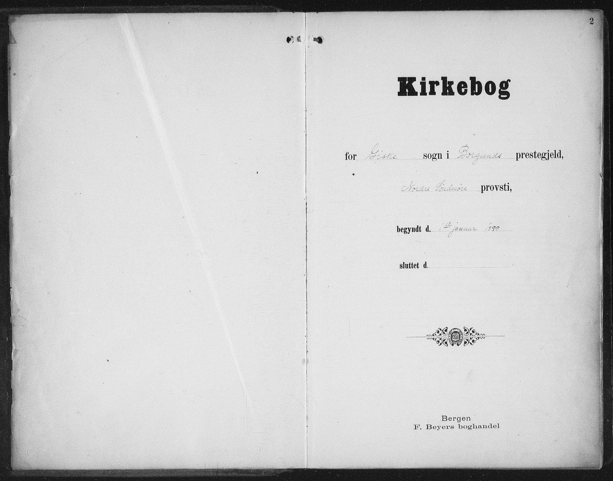 Ministerialprotokoller, klokkerbøker og fødselsregistre - Møre og Romsdal, AV/SAT-A-1454/534/L0489: Klokkerbok nr. 534C01, 1899-1941, s. 2