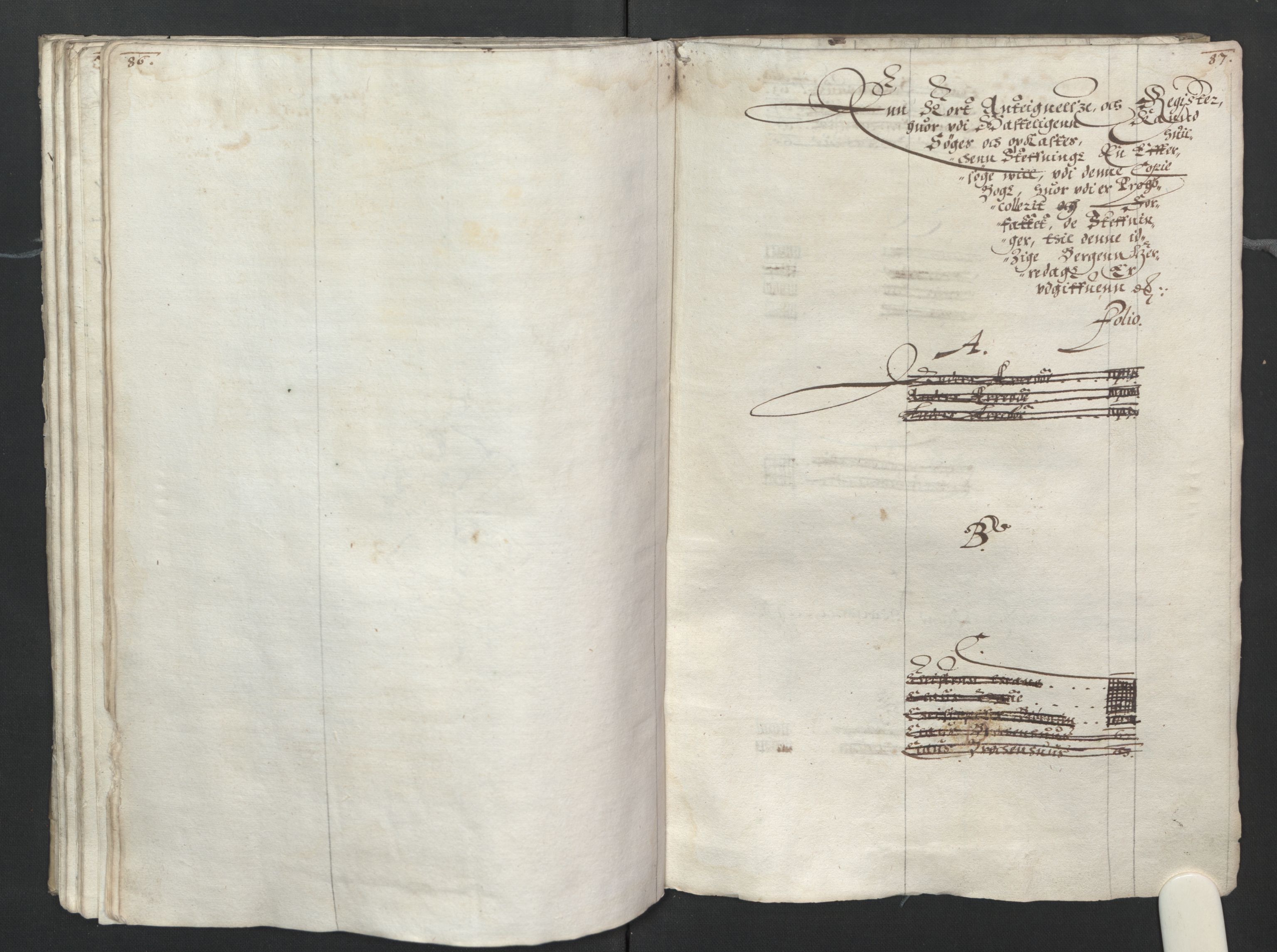Herredagen 1539-1664  (Kongens Retterting), RA/EA-2882/A/L0013: Dombok   Avsiktsbok   Stevningsbok, 1622, s. 86-87