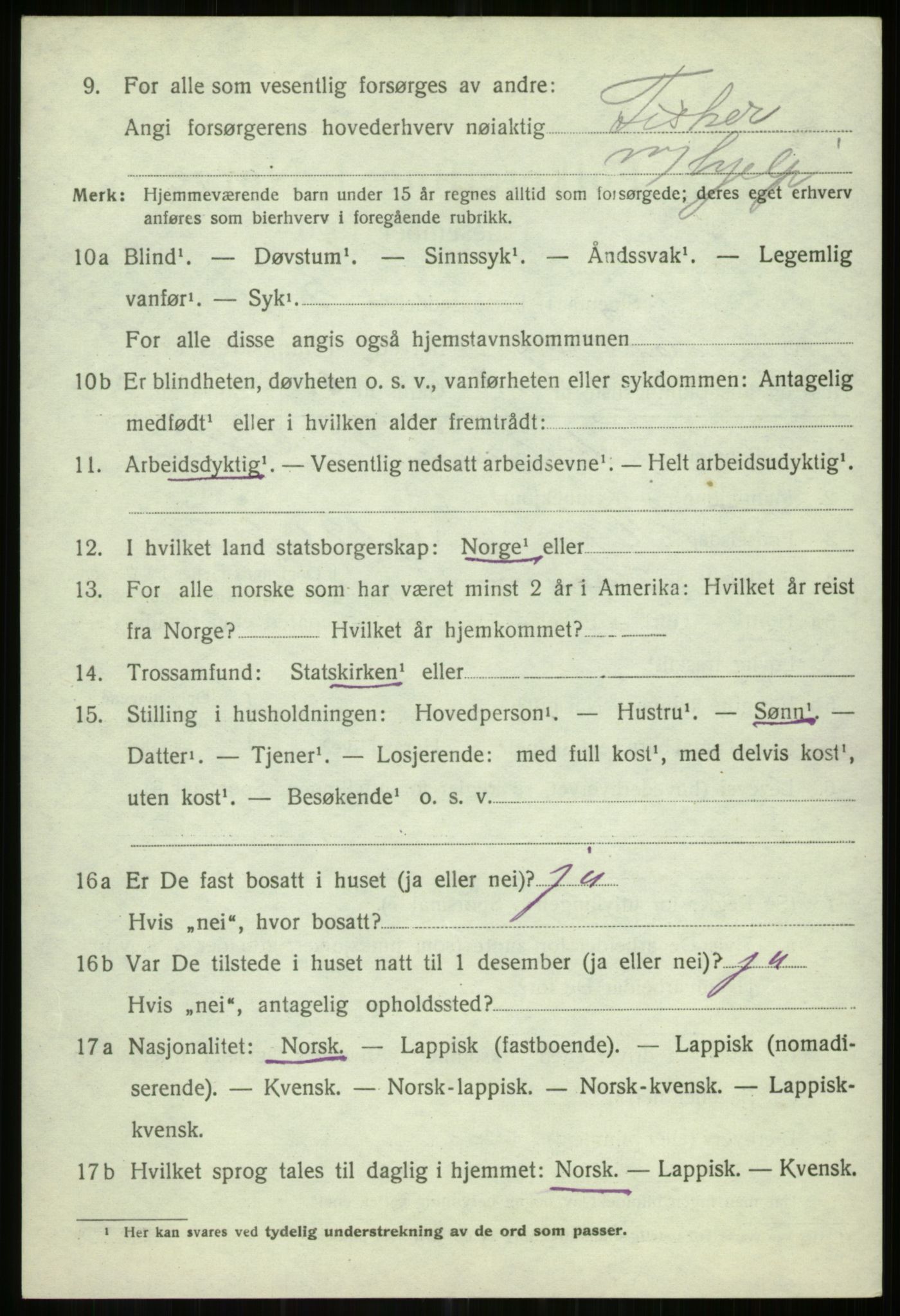 SATØ, Folketelling 1920 for 1935 Helgøy herred, 1920, s. 1608