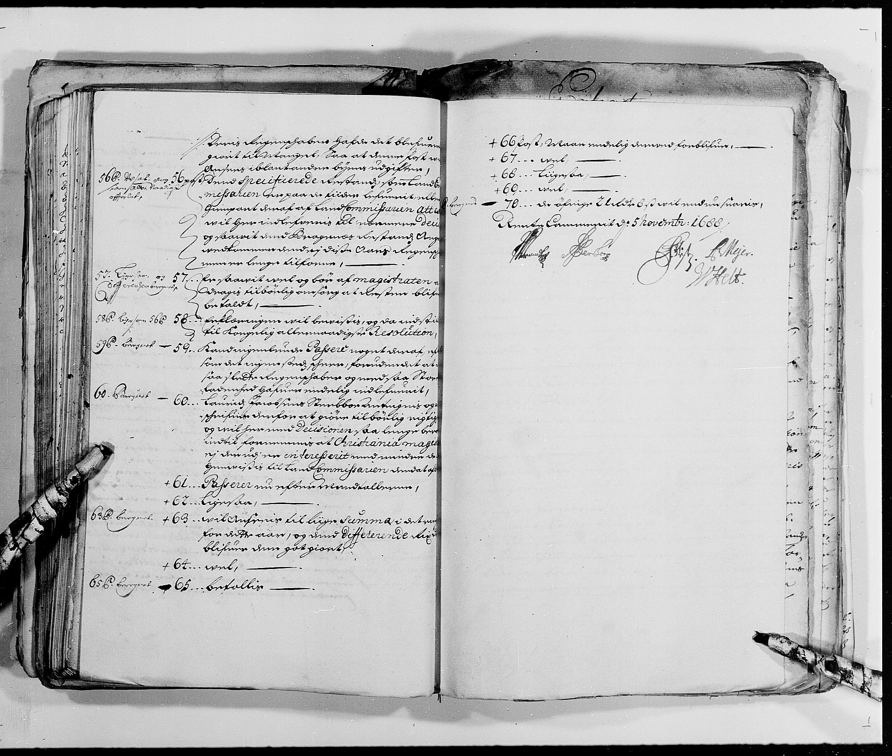 Rentekammeret inntil 1814, Reviderte regnskaper, Byregnskaper, RA/EA-4066/R/Re/L0057: [E2] Kontribusjonsregnskap (med Bragernes og Strømsø), 1664-1684, s. 154