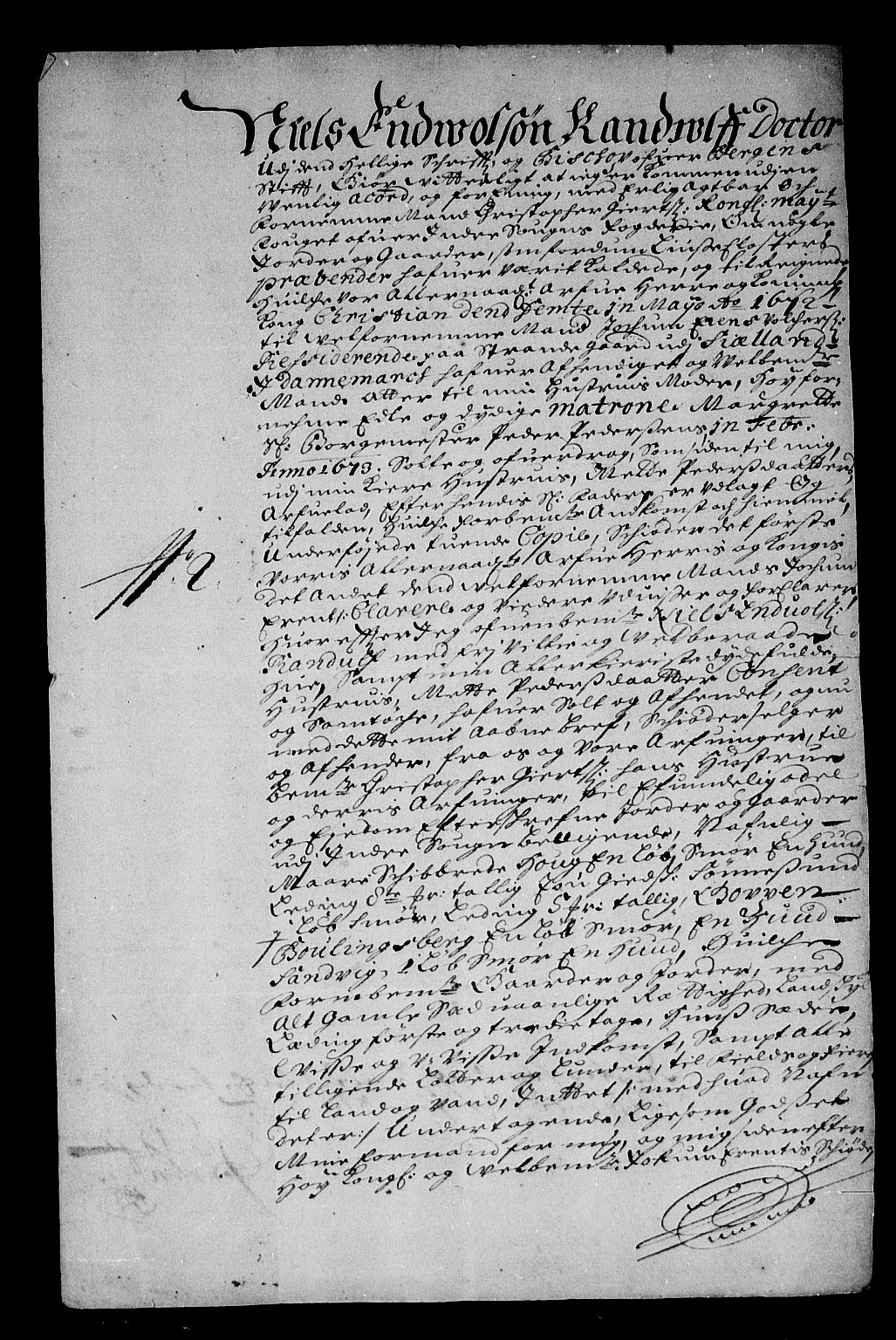 Rentekammeret inntil 1814, Reviderte regnskaper, Stiftamtstueregnskaper, Bergen stiftamt, AV/RA-EA-6043/R/Rc/L0070: Bergen stiftamt, 1683