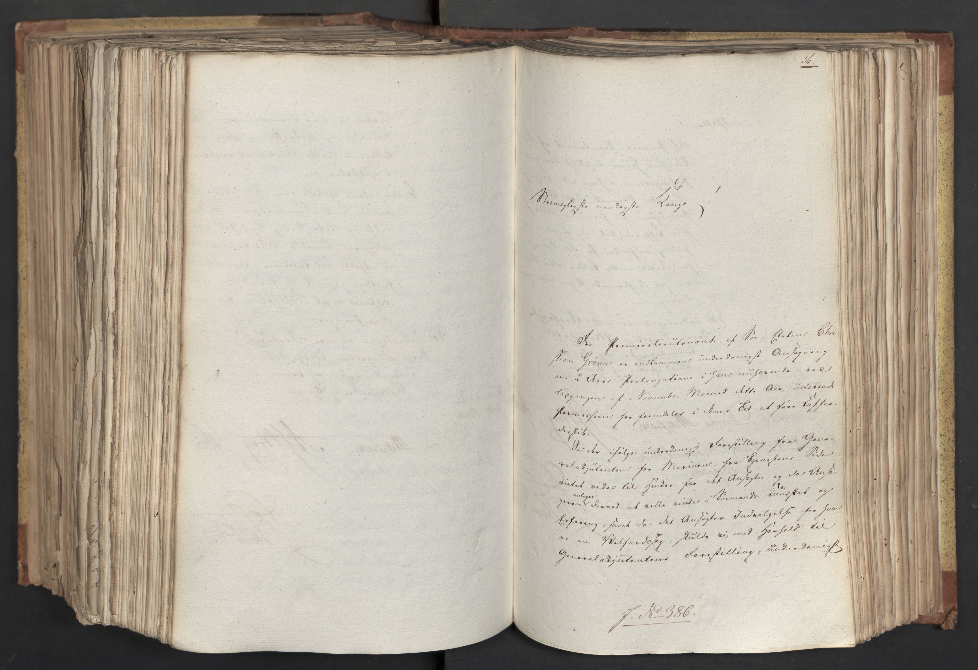 Statsrådsavdelingen i Stockholm, AV/RA-S-1003/D/Da/L0066: Regjeringsinnstillinger nr. 240-449, 1830, s. 589