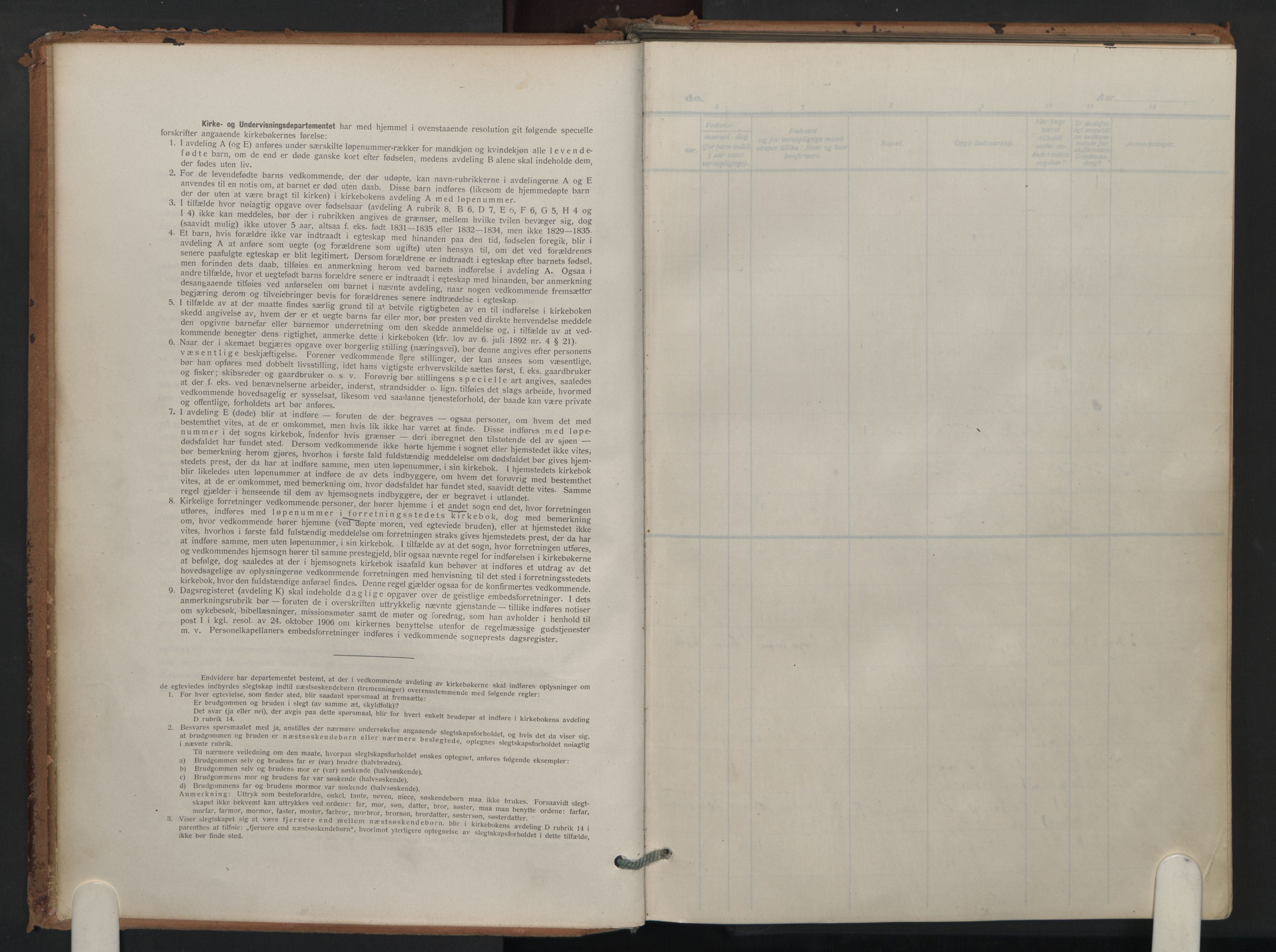 Trefoldighet prestekontor Kirkebøker, AV/SAO-A-10882/F/Fd/L0005: Ministerialbok nr. IV 5, 1912-1929