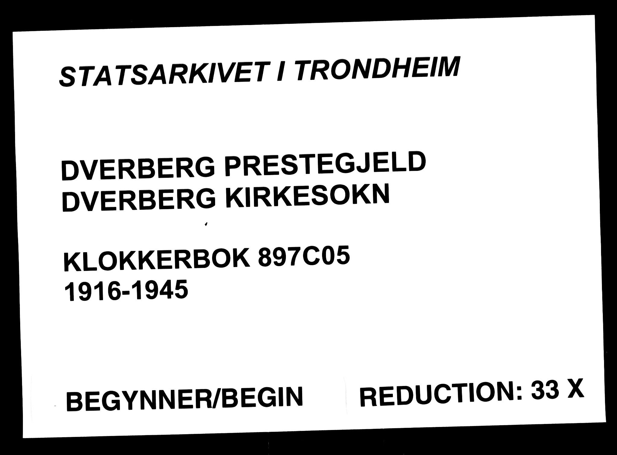 Ministerialprotokoller, klokkerbøker og fødselsregistre - Nordland, SAT/A-1459/897/L1415: Klokkerbok nr. 897C05, 1916-1945