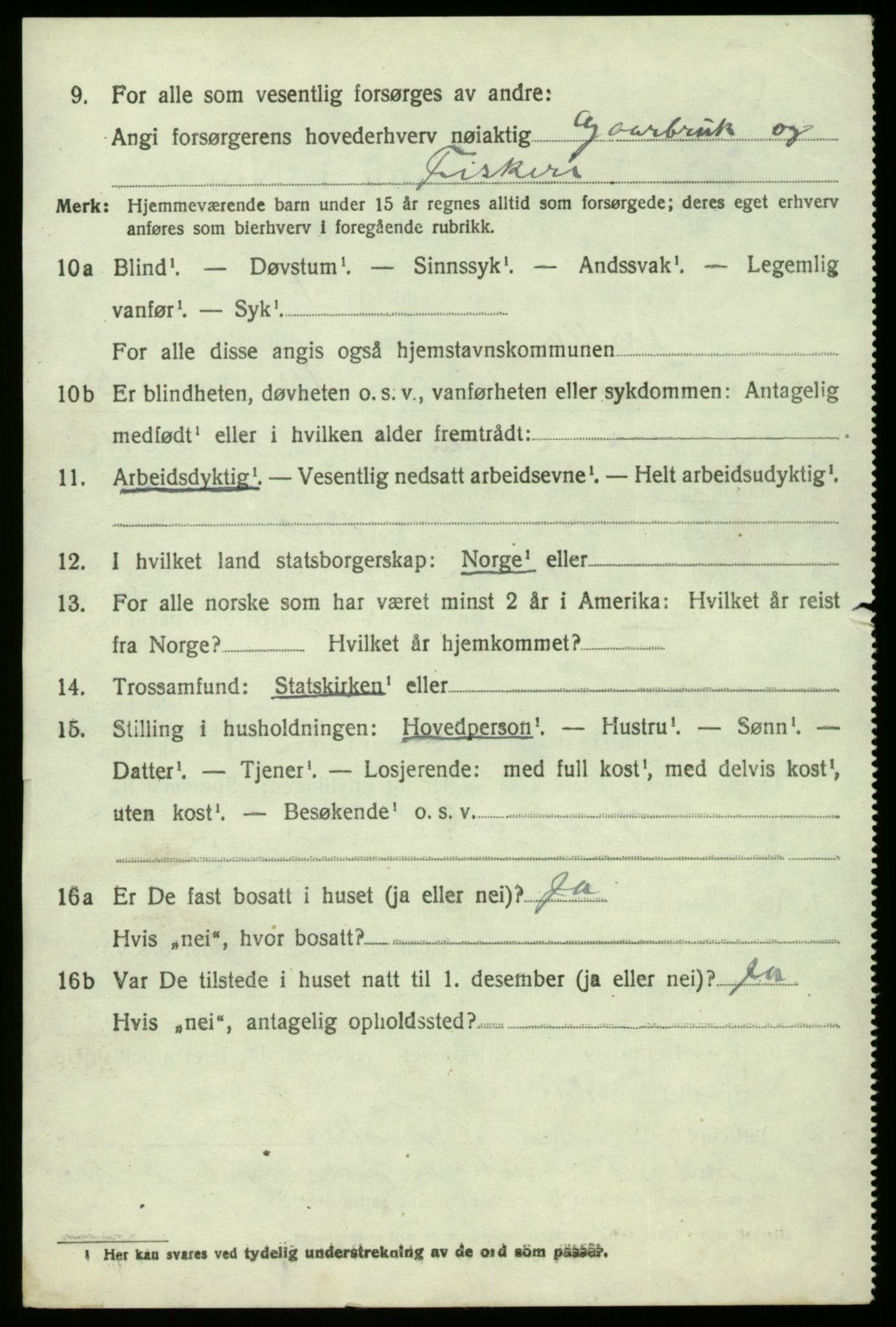 SAB, Folketelling 1920 for 1258 Herdla herred, 1920, s. 3814