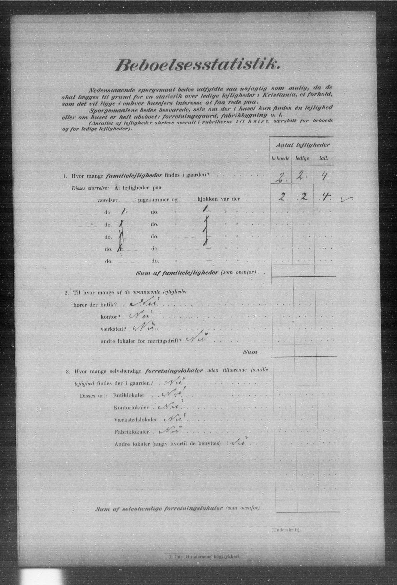 OBA, Kommunal folketelling 31.12.1903 for Kristiania kjøpstad, 1903, s. 18244