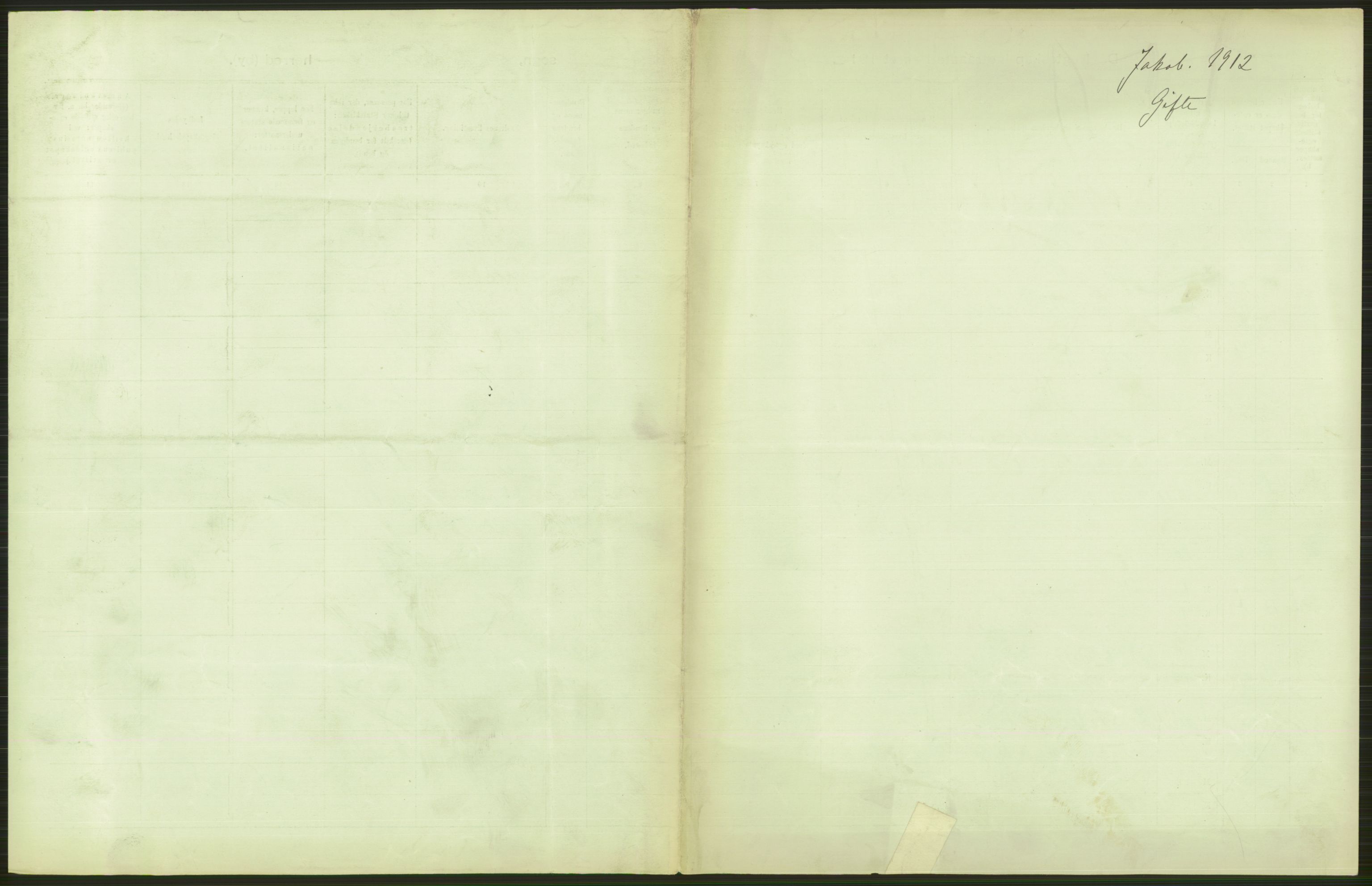 Statistisk sentralbyrå, Sosiodemografiske emner, Befolkning, RA/S-2228/D/Df/Dfb/Dfbb/L0008: Kristiania: Gifte, 1912, s. 271