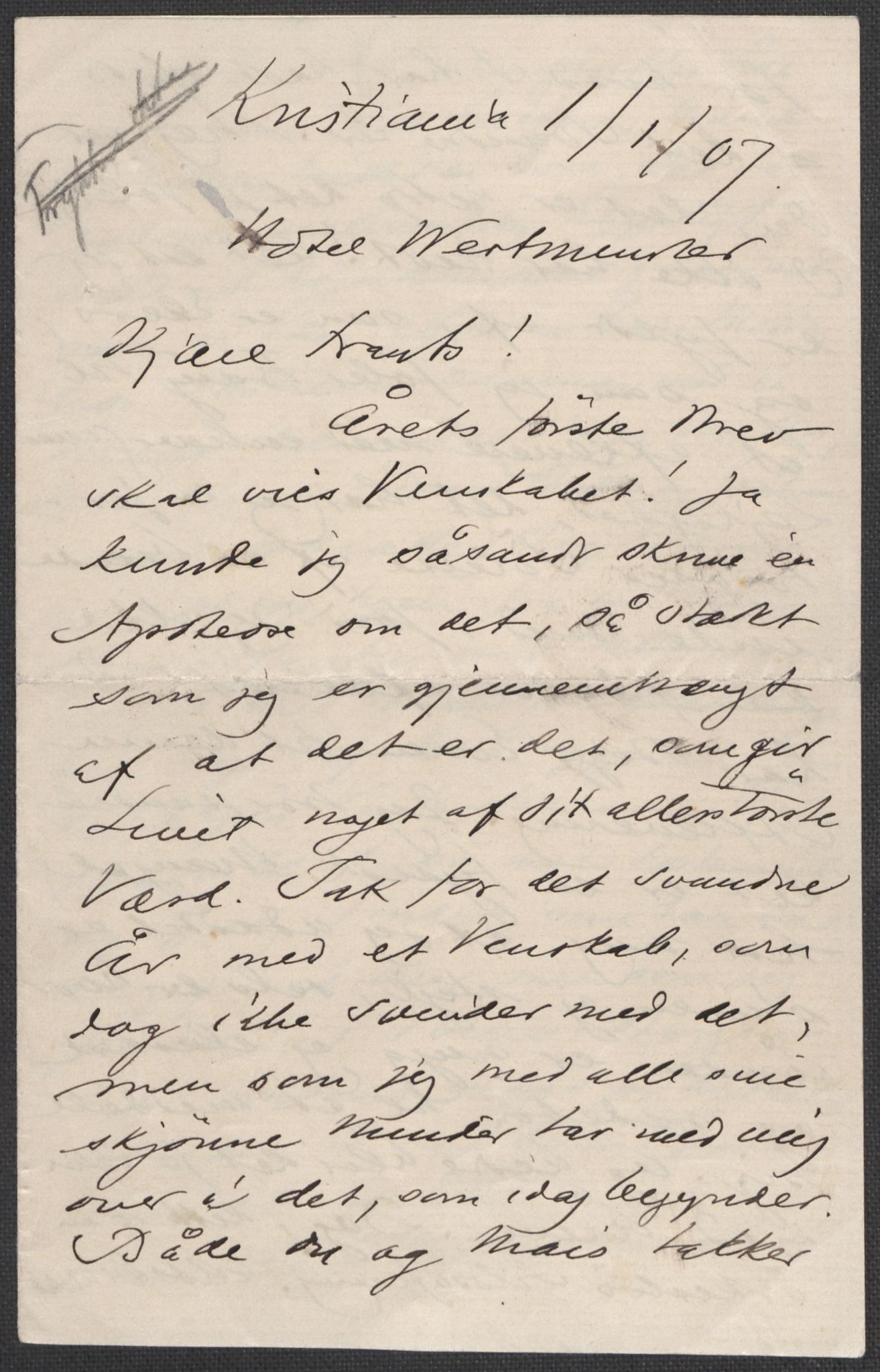 Beyer, Frants, RA/PA-0132/F/L0001: Brev fra Edvard Grieg til Frantz Beyer og "En del optegnelser som kan tjene til kommentar til brevene" av Marie Beyer, 1872-1907, s. 870