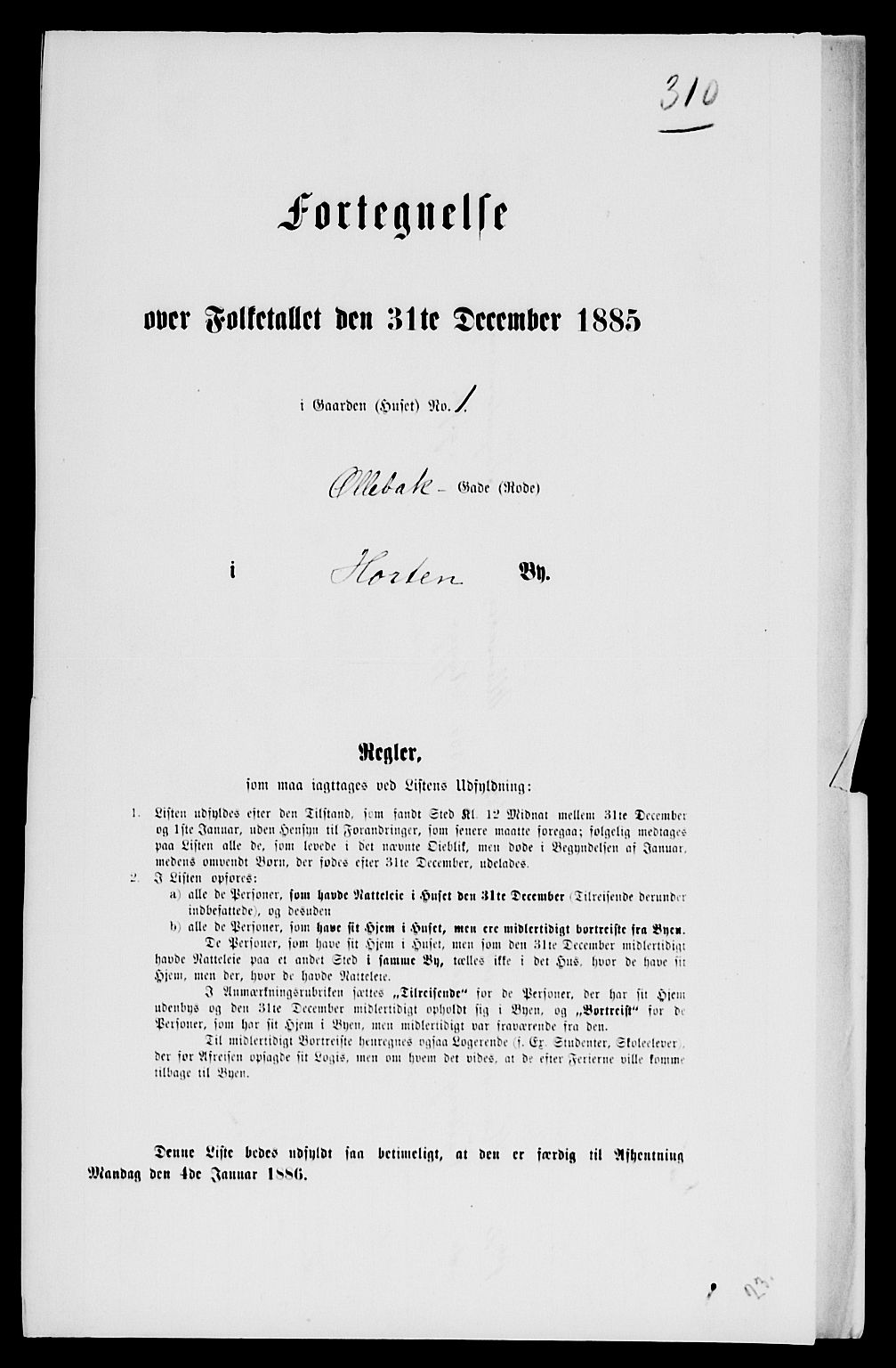 SAKO, Folketelling 1885 for 0703 Horten ladested, 1885, s. 620