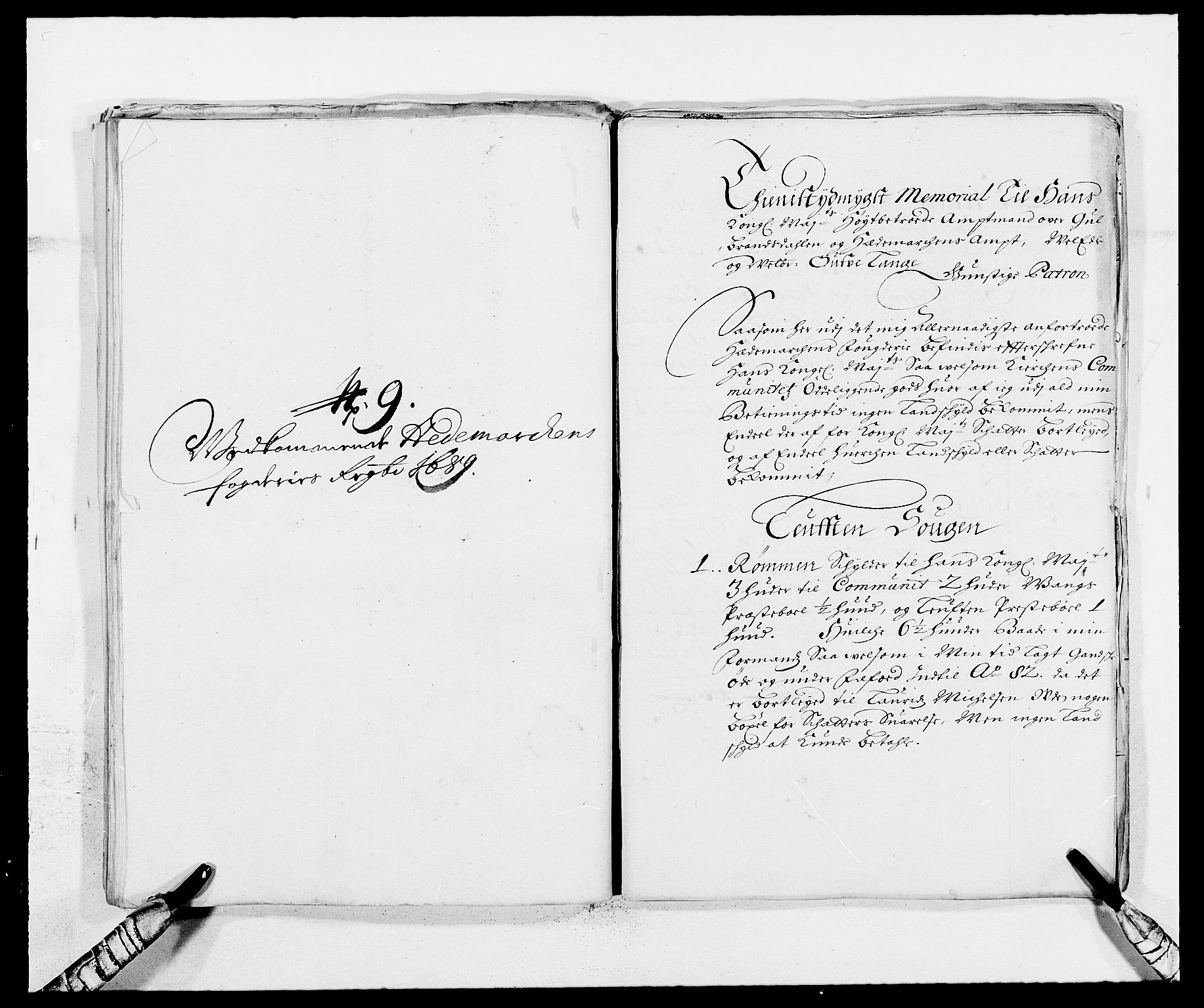 Rentekammeret inntil 1814, Reviderte regnskaper, Fogderegnskap, AV/RA-EA-4092/R16/L1031: Fogderegnskap Hedmark, 1689-1692, s. 207