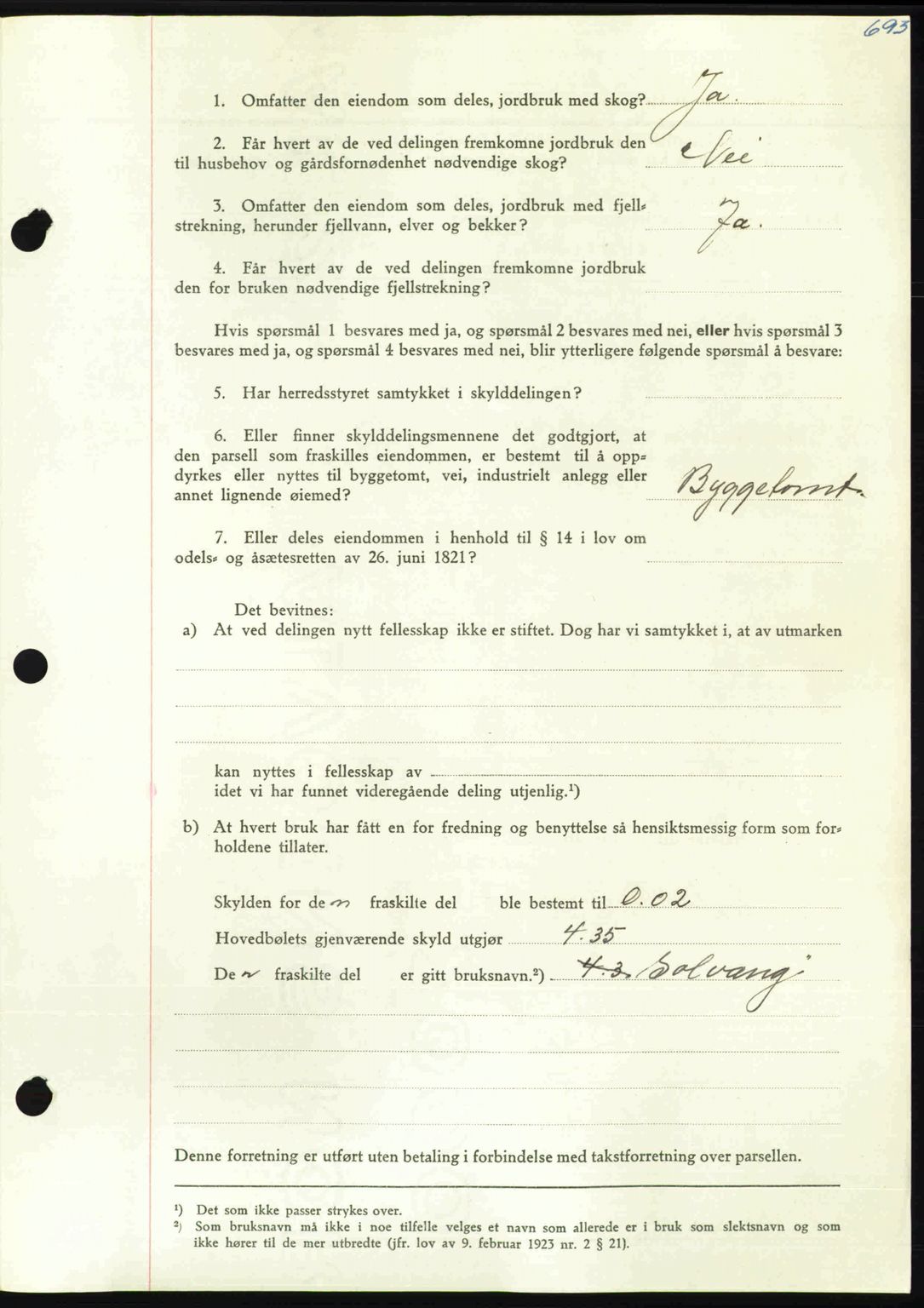 Nordmøre sorenskriveri, AV/SAT-A-4132/1/2/2Ca: Pantebok nr. A110, 1948-1949, Dagboknr: 384/1949