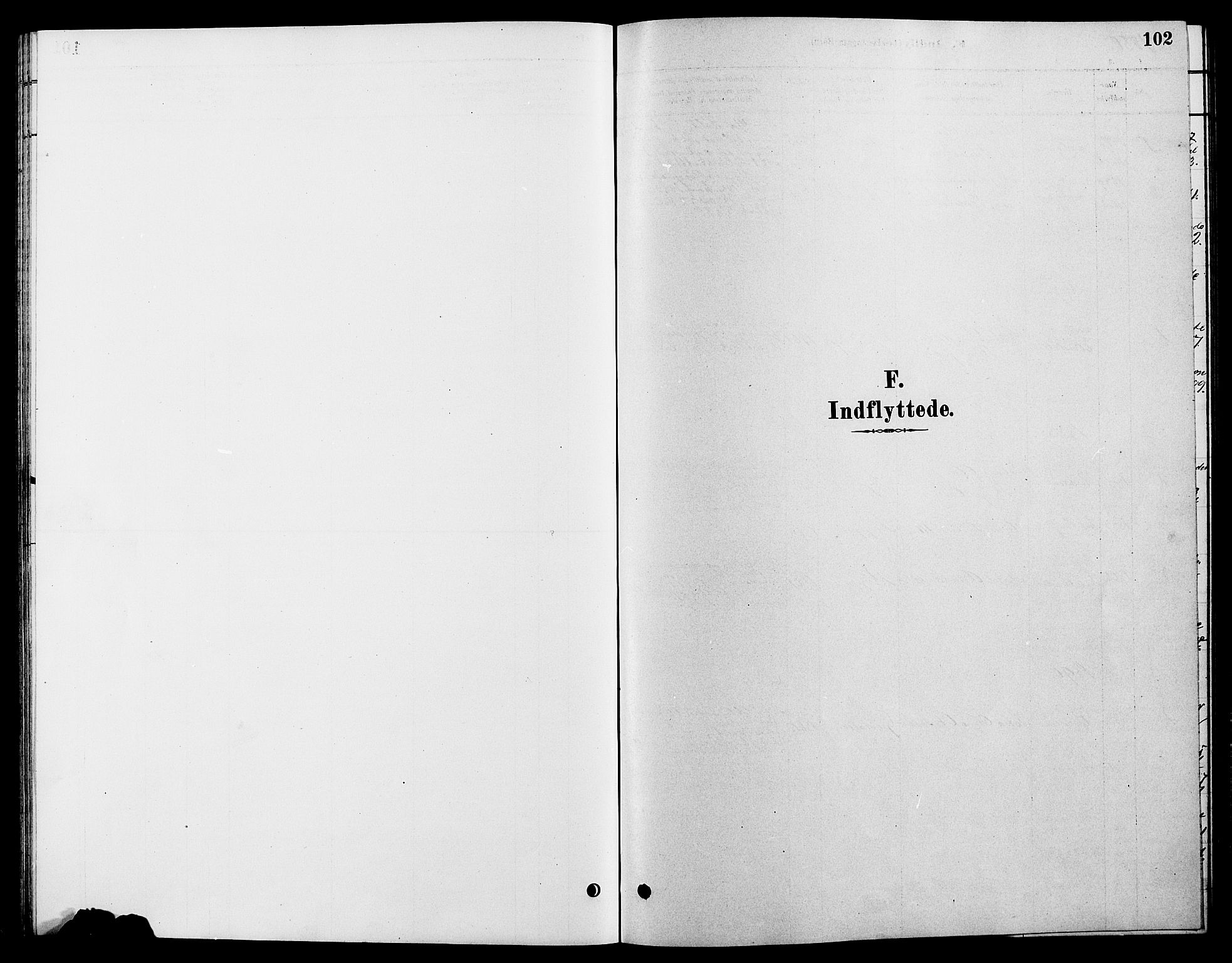 Tynset prestekontor, SAH/PREST-058/H/Ha/Hab/L0007: Klokkerbok nr. 7, 1880-1901, s. 102