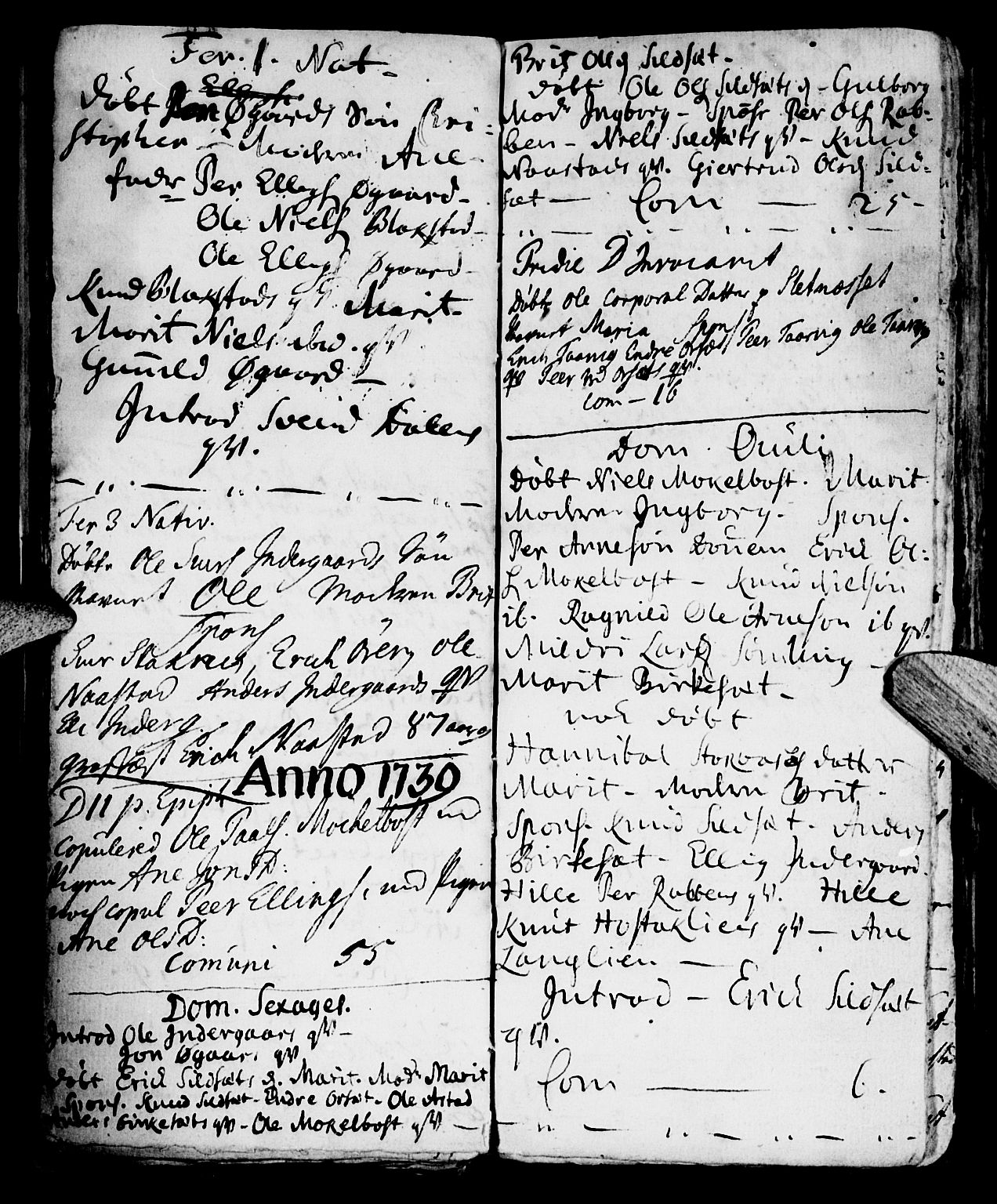 Ministerialprotokoller, klokkerbøker og fødselsregistre - Møre og Romsdal, AV/SAT-A-1454/584/L0964: Ministerialbok nr. 584A04, 1732-1754