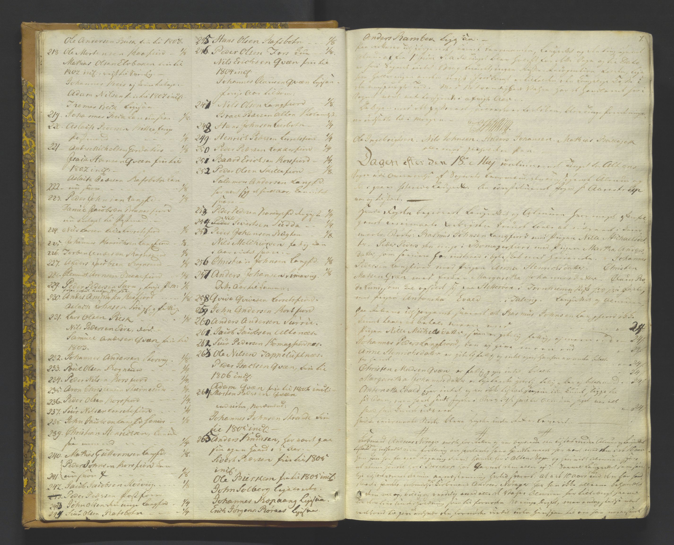 Finnmark sorenskriveri, AV/SATØ-S-0053/F/Fa/L0050: Justisprotokoller, 1802-1810, s. 6b-7a