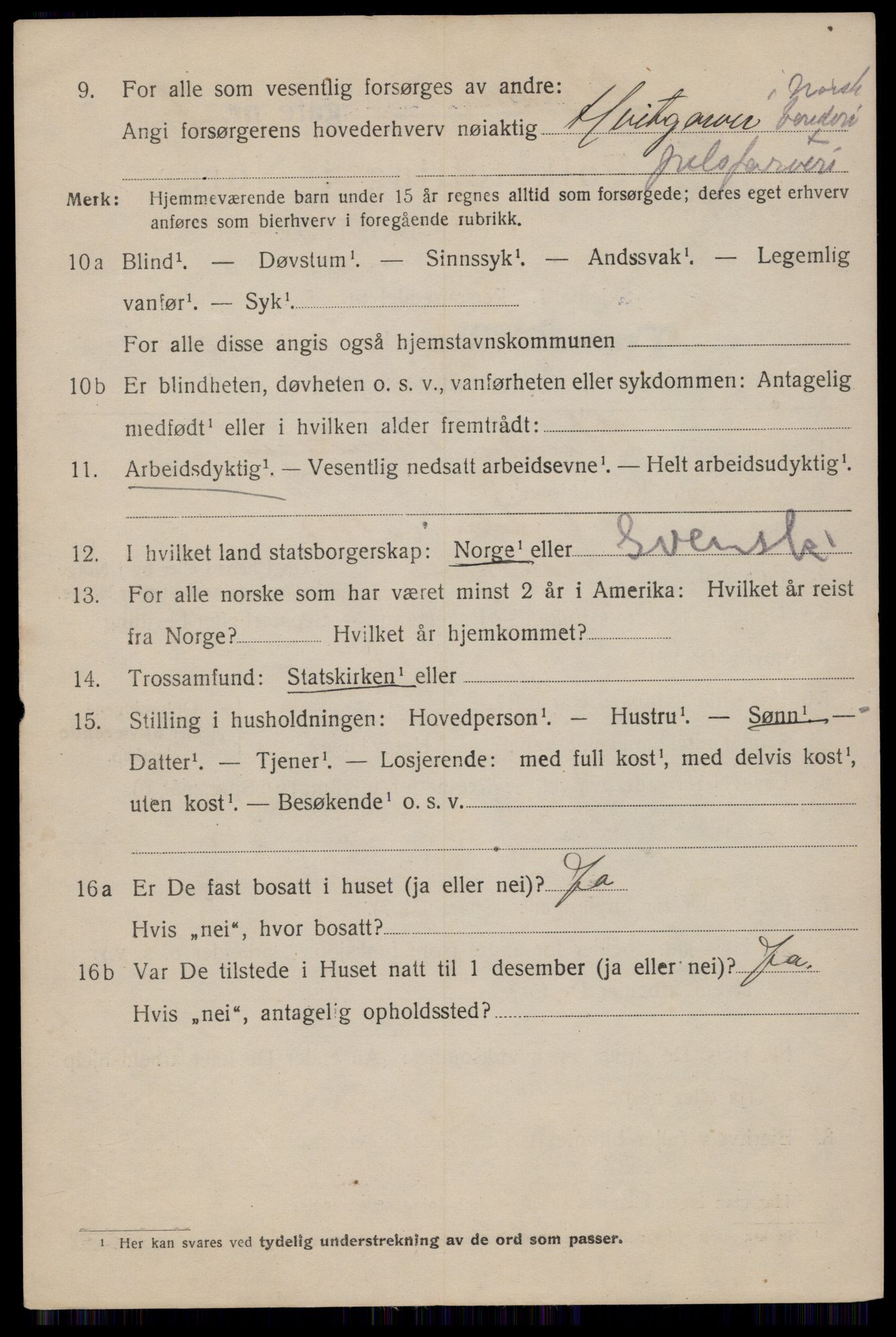 SAT, Folketelling 1920 for 1601 Trondheim kjøpstad, 1920, s. 33951
