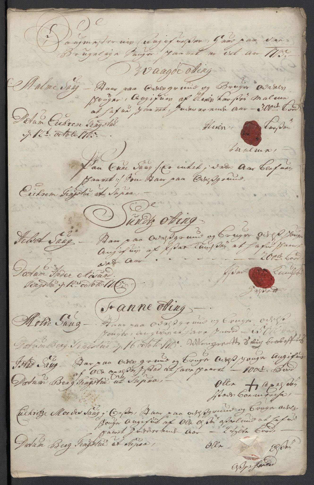 Rentekammeret inntil 1814, Reviderte regnskaper, Fogderegnskap, AV/RA-EA-4092/R55/L3656: Fogderegnskap Romsdal, 1703-1705, s. 425