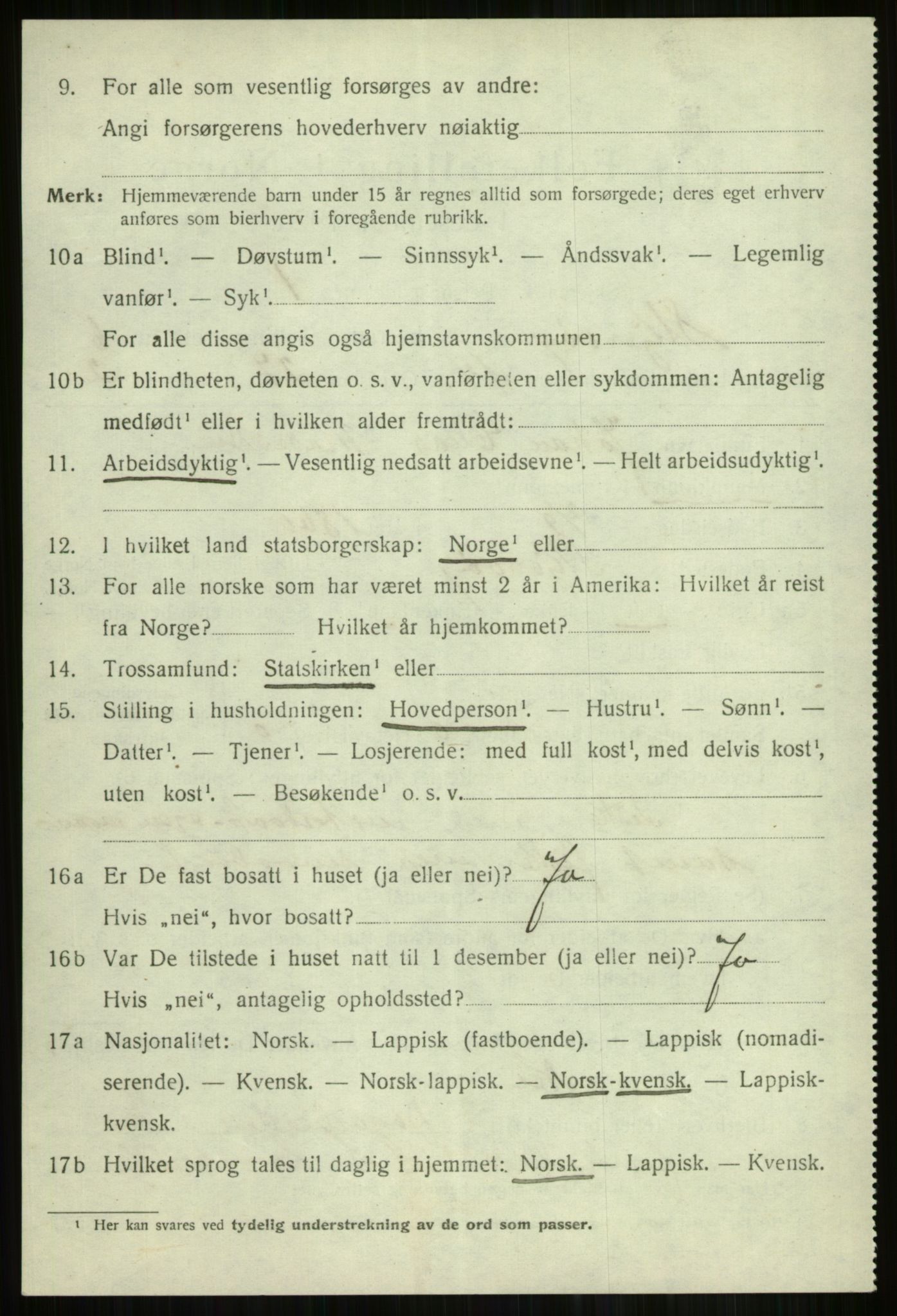 SATØ, Folketelling 1920 for 1941 Skjervøy herred, 1920, s. 3692