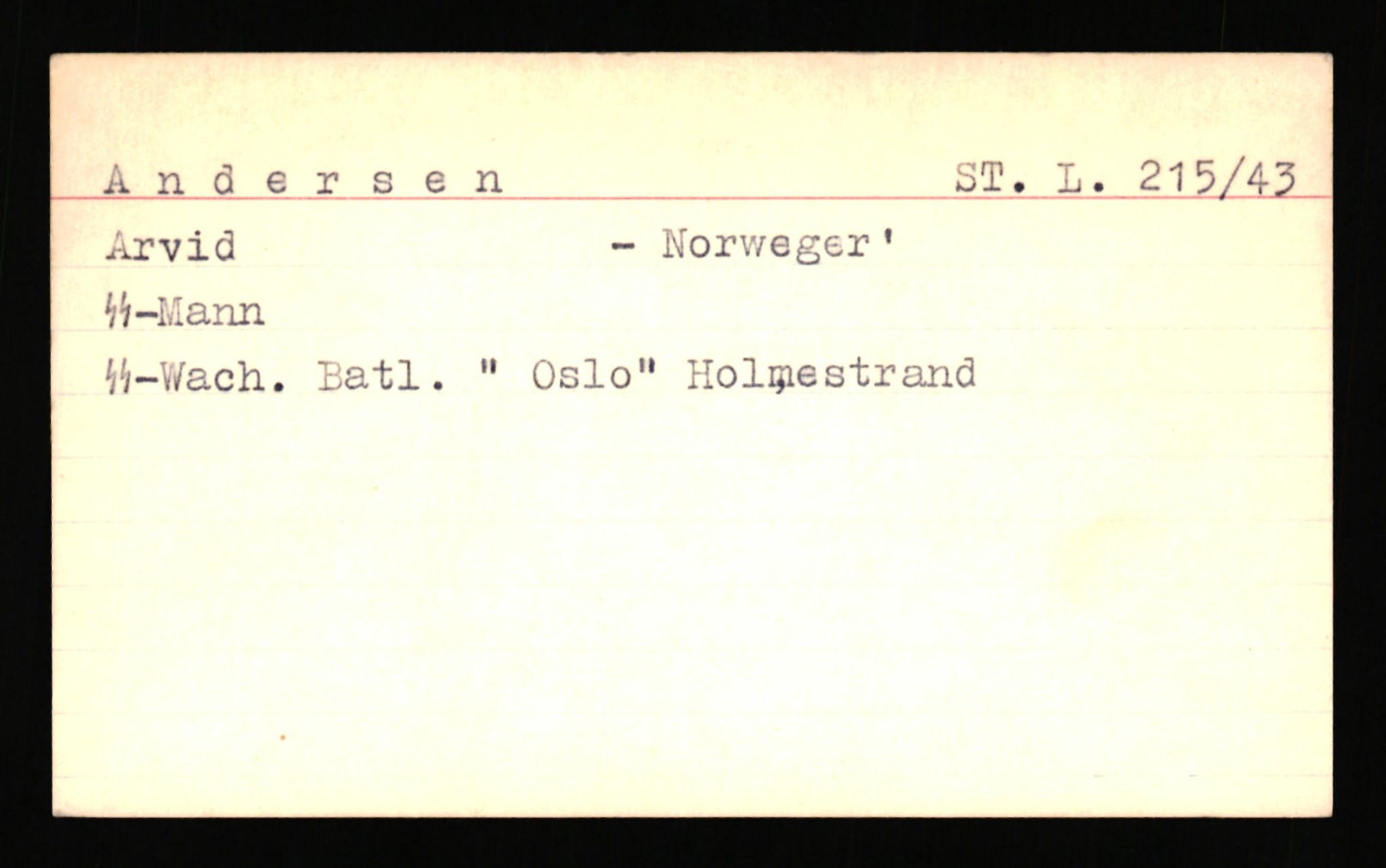 SS- und Polizeigericht Nord (IX), AV/RA-RAFA-3182/0001/C/Ca/L0001: kartotekkort for personer alfabetisk på etternavn: A-C, 1940-1945, s. 103