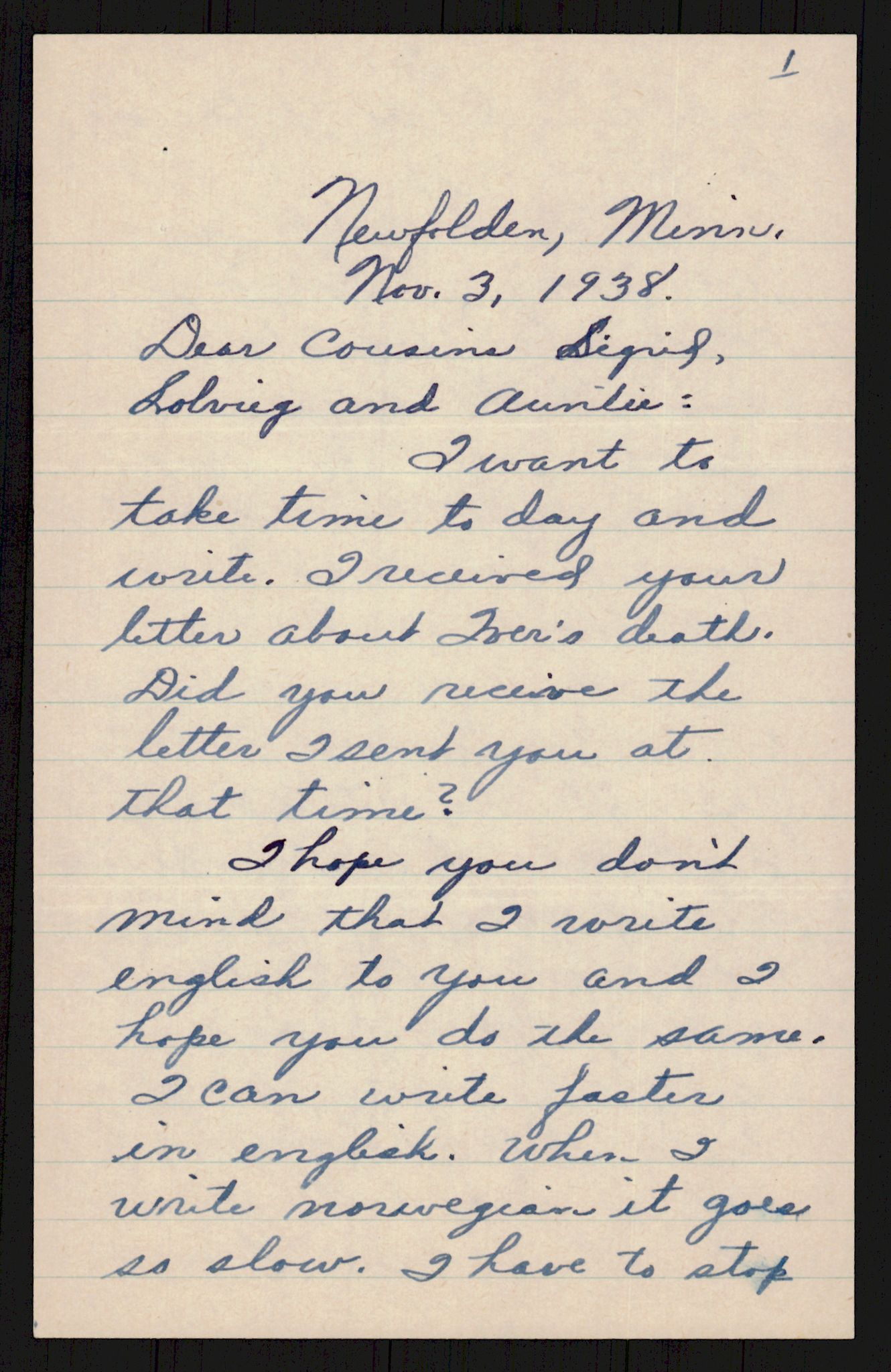 Samlinger til kildeutgivelse, Amerikabrevene, AV/RA-EA-4057/F/L0002: Innlån fra Oslo: Garborgbrevene III - V, 1838-1914, s. 40