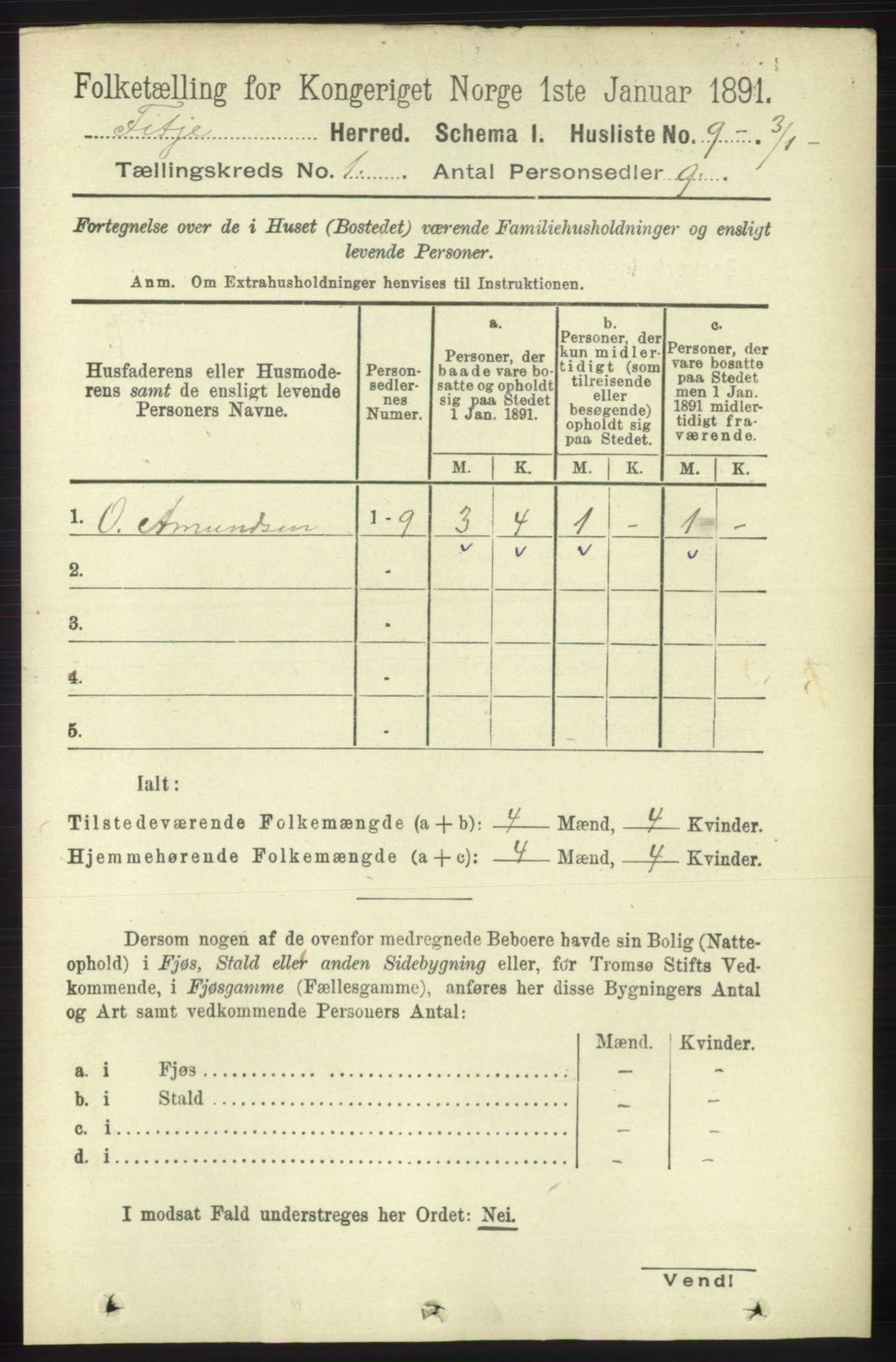 RA, Folketelling 1891 for 1222 Fitjar herred, 1891, s. 28