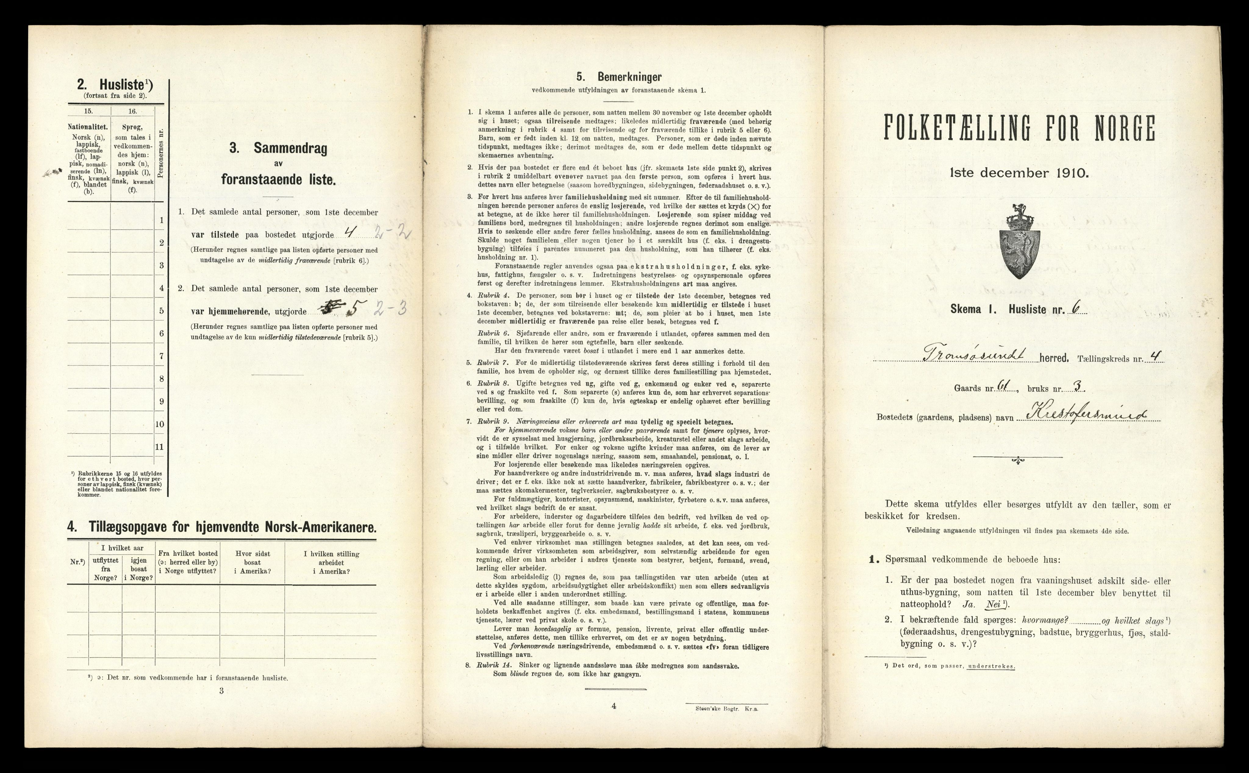 RA, Folketelling 1910 for 1934 Tromsøysund herred, 1910, s. 821